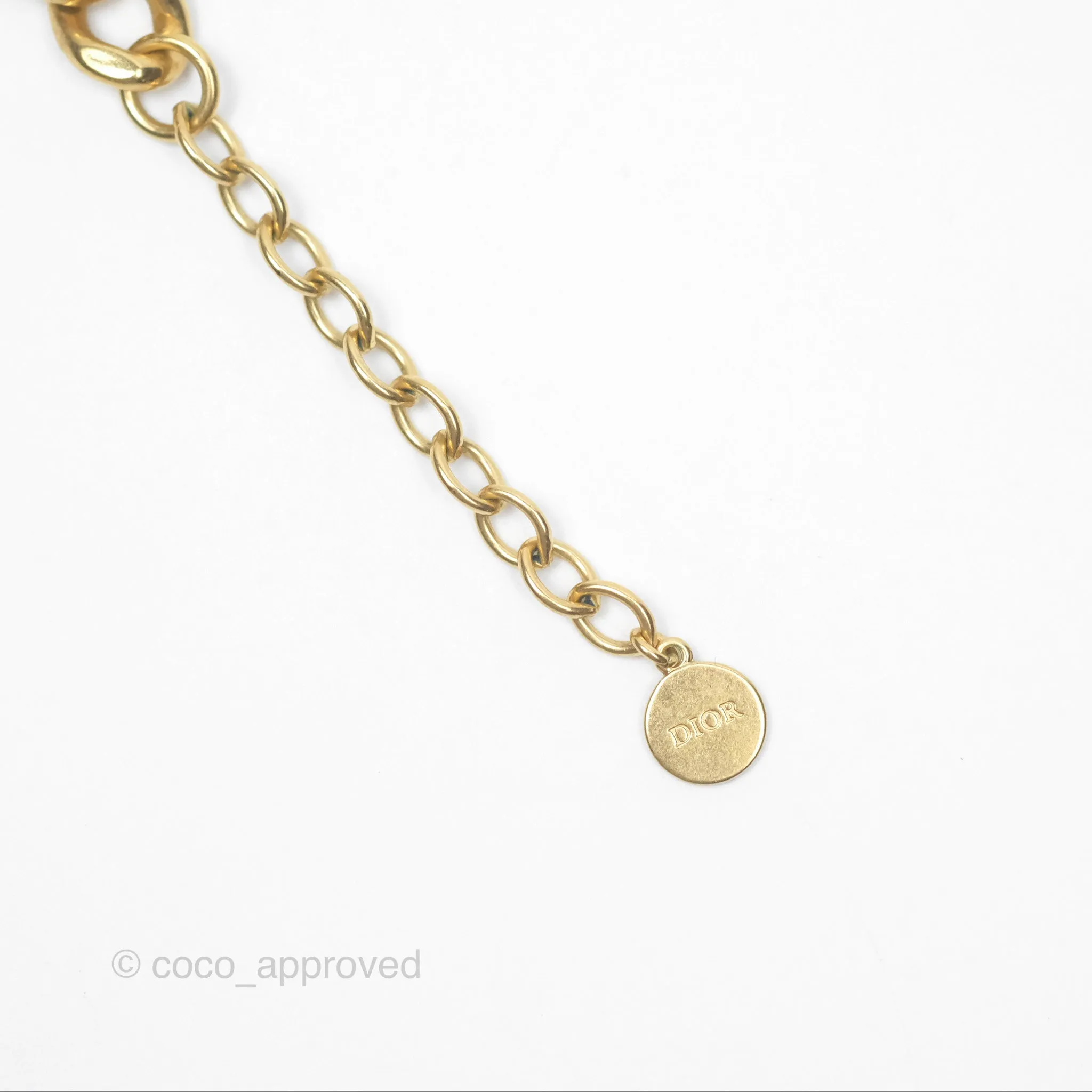 Christian Dior 30 Montaigne Choker Gold Tone