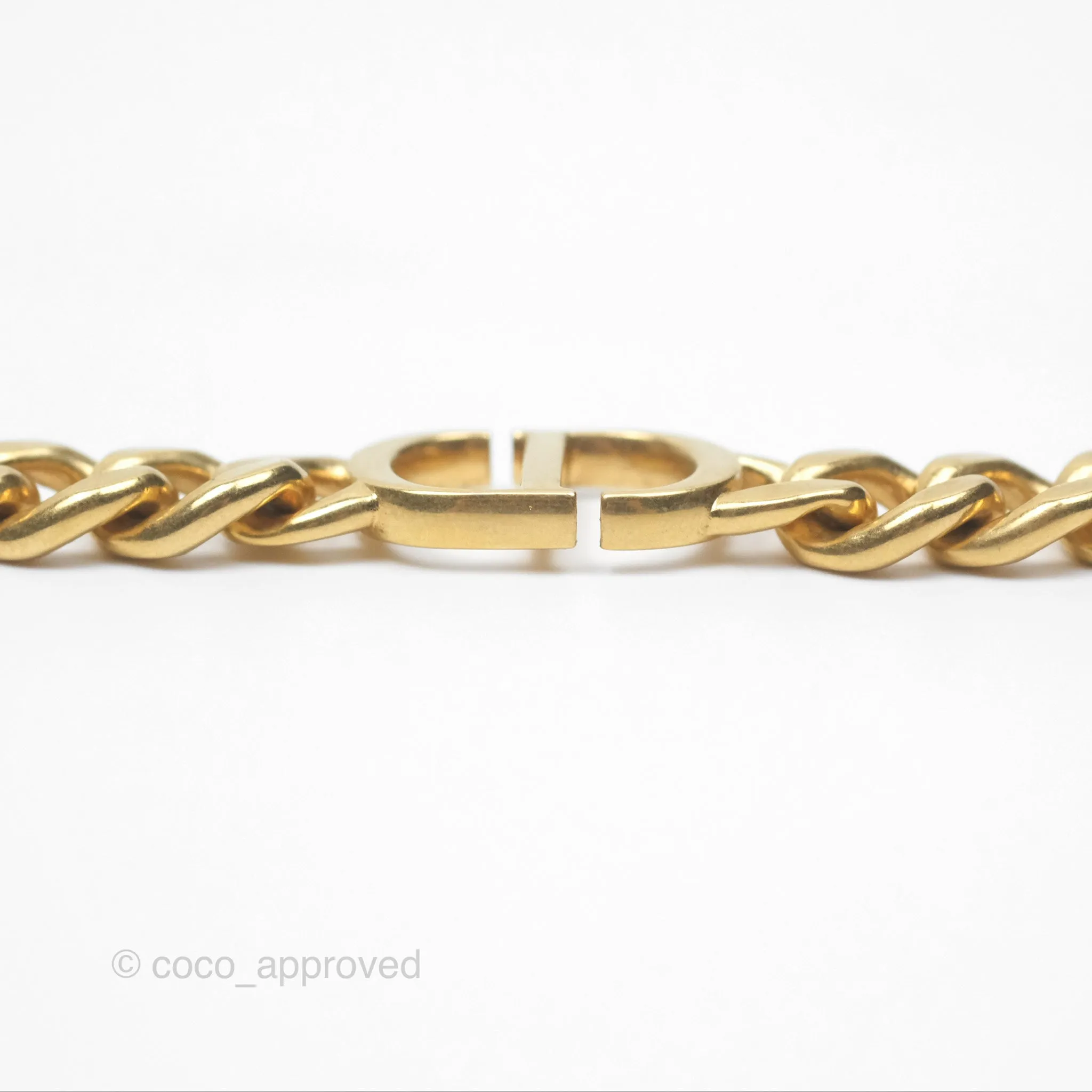 Christian Dior 30 Montaigne Choker Gold Tone
