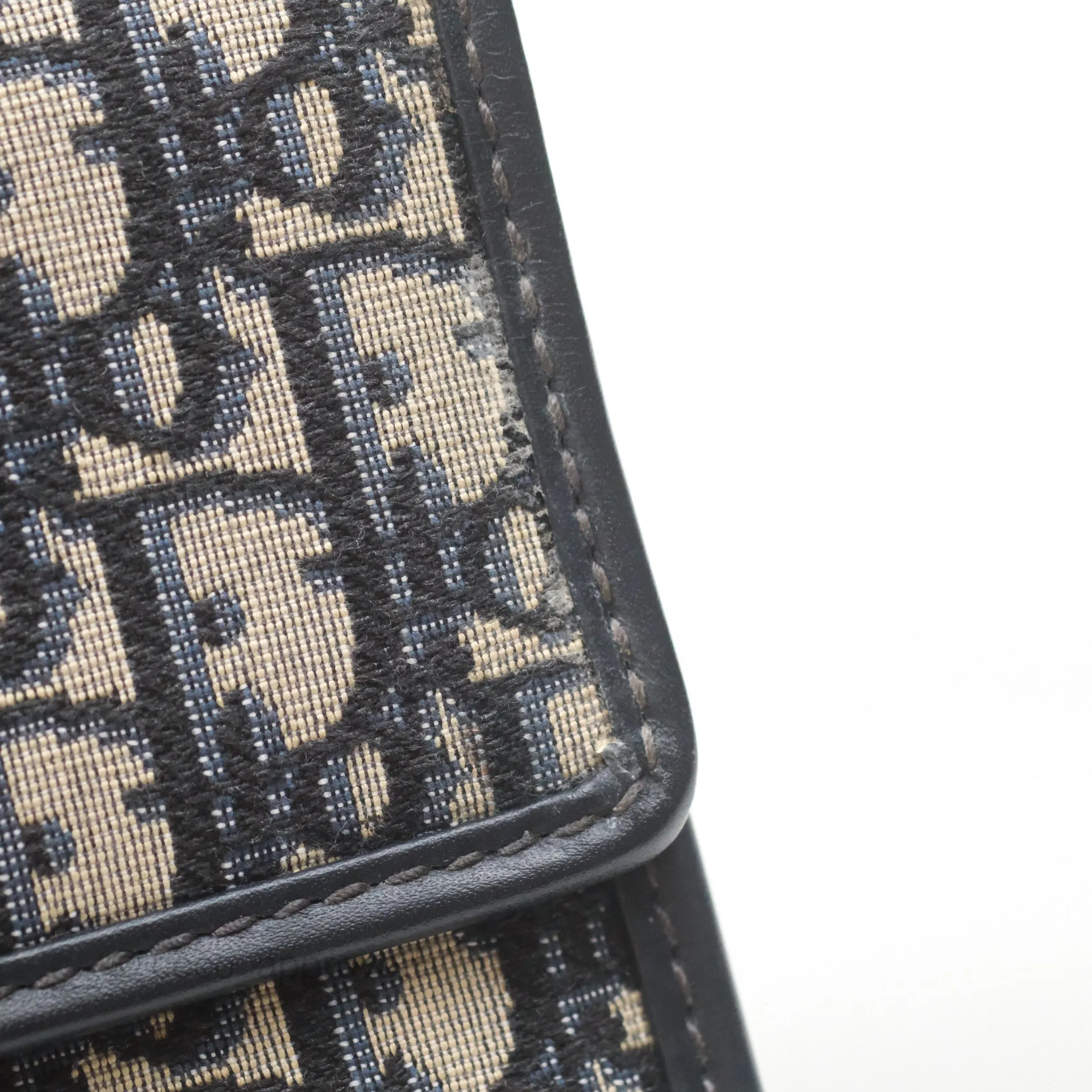Christian Dior 30 Montaigne with Chain Blue Dior Oblique Jacquard