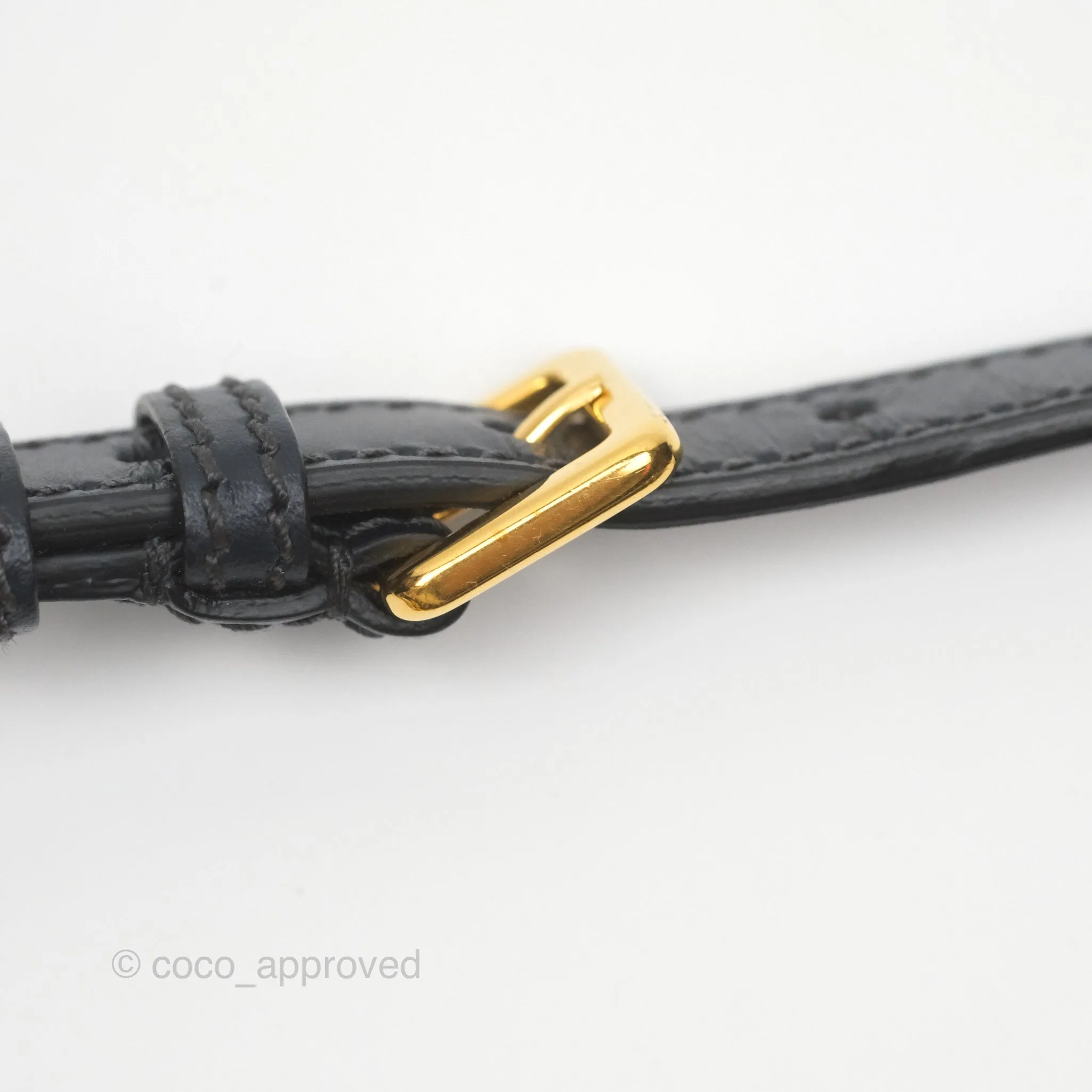 Christian Dior 30 Montaigne with Chain Blue Dior Oblique Jacquard