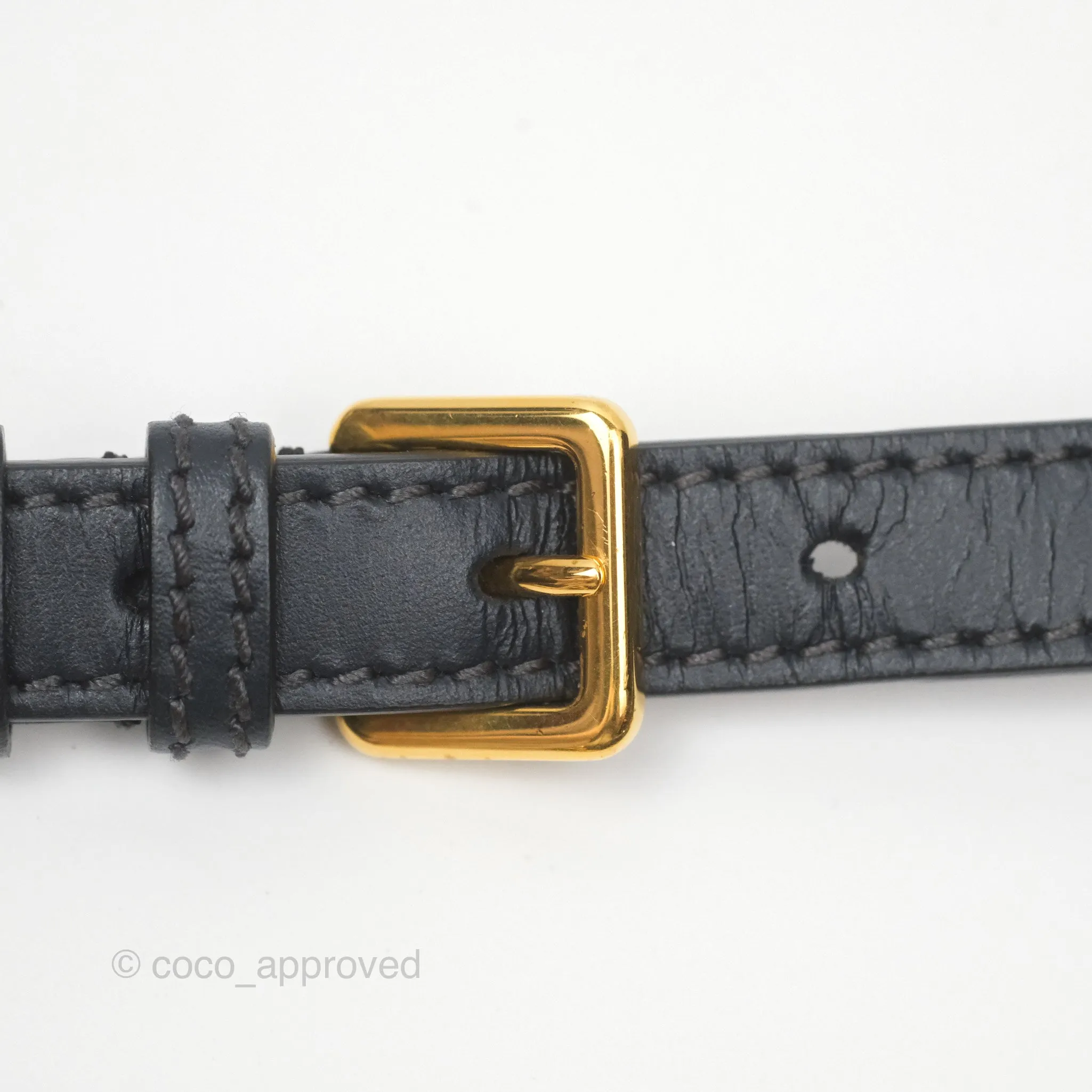Christian Dior 30 Montaigne with Chain Blue Dior Oblique Jacquard