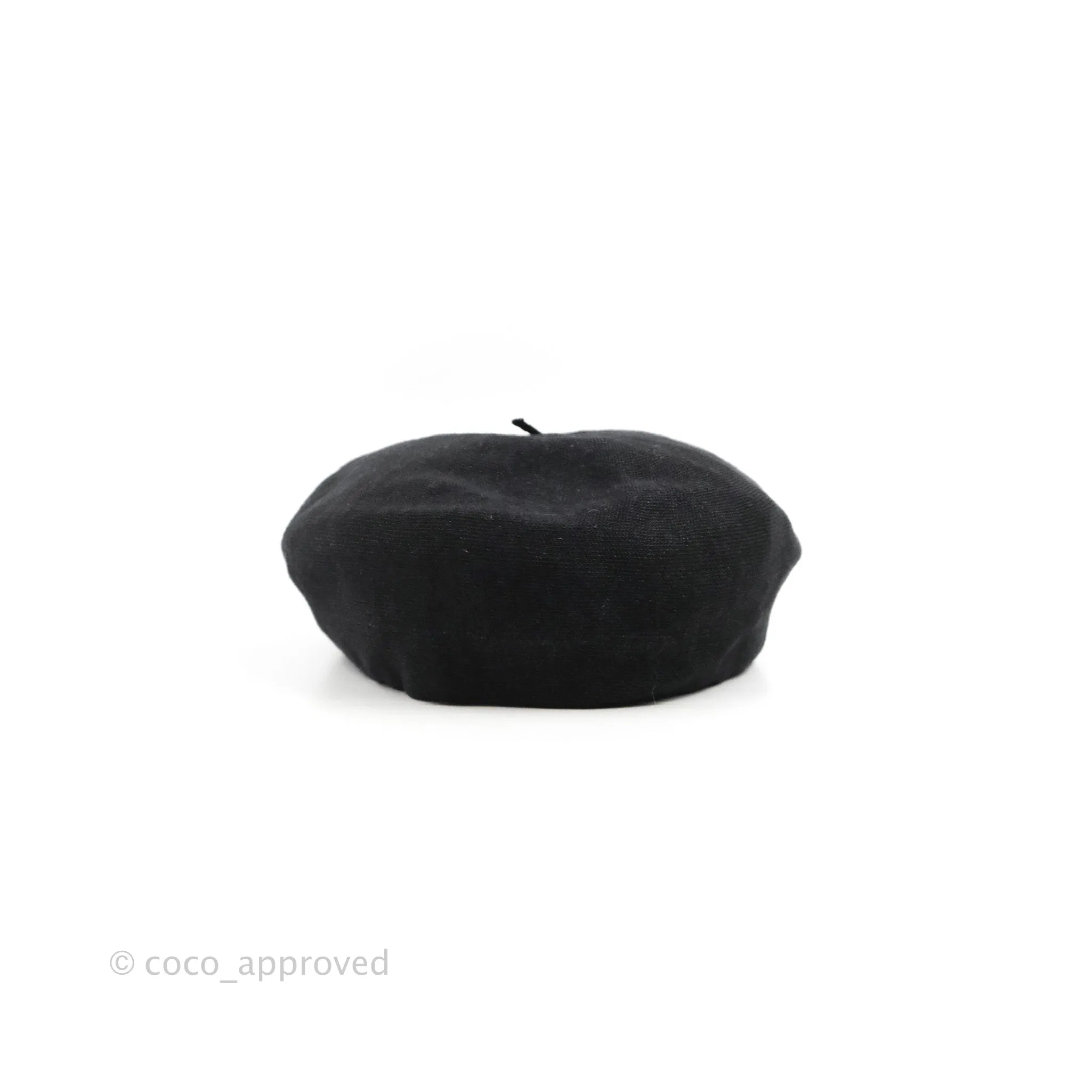 Christian Dior Beret Linen Black