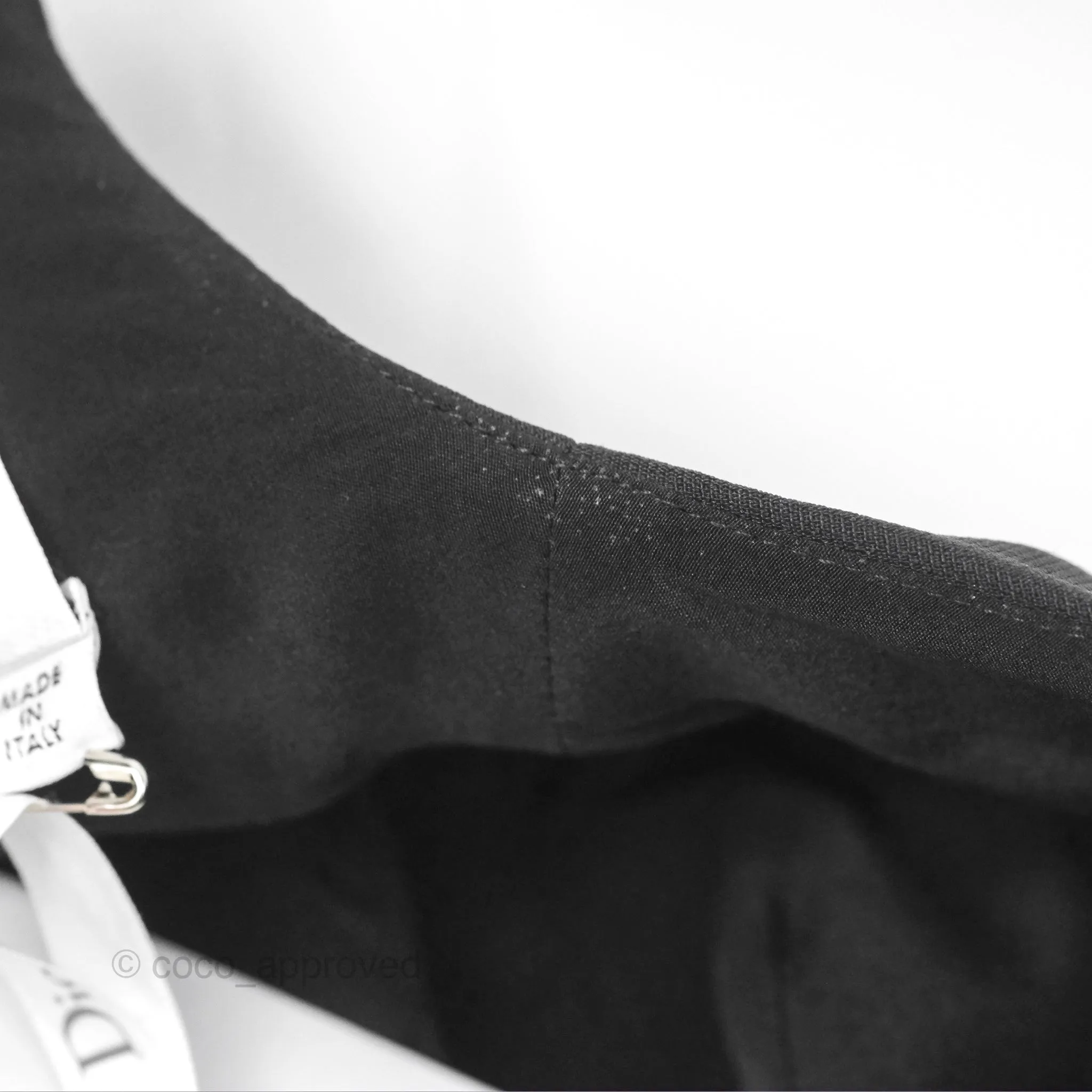 Christian Dior Black White Wool Silk Dress 2019AW Size 34