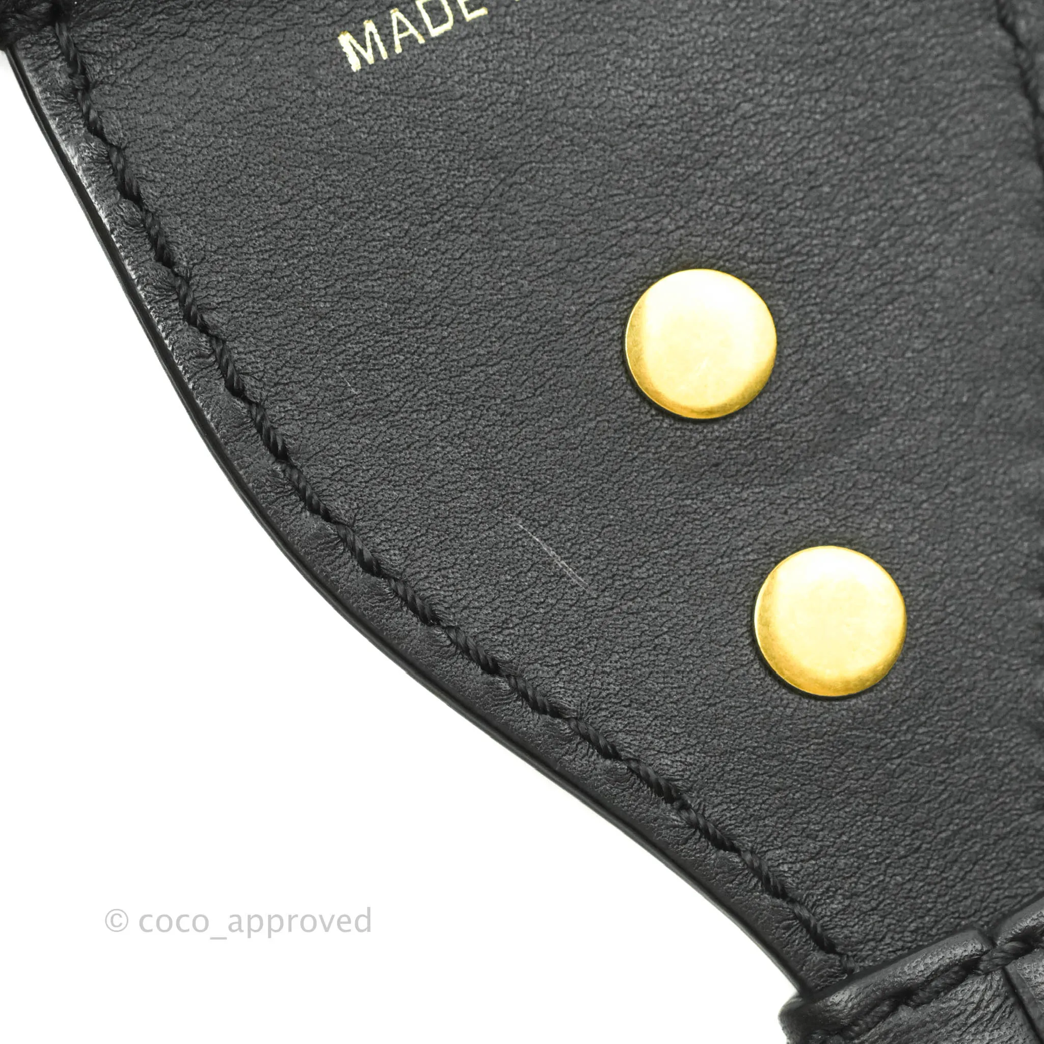 Christian Dior Blue Embroidered Shoulder Strap