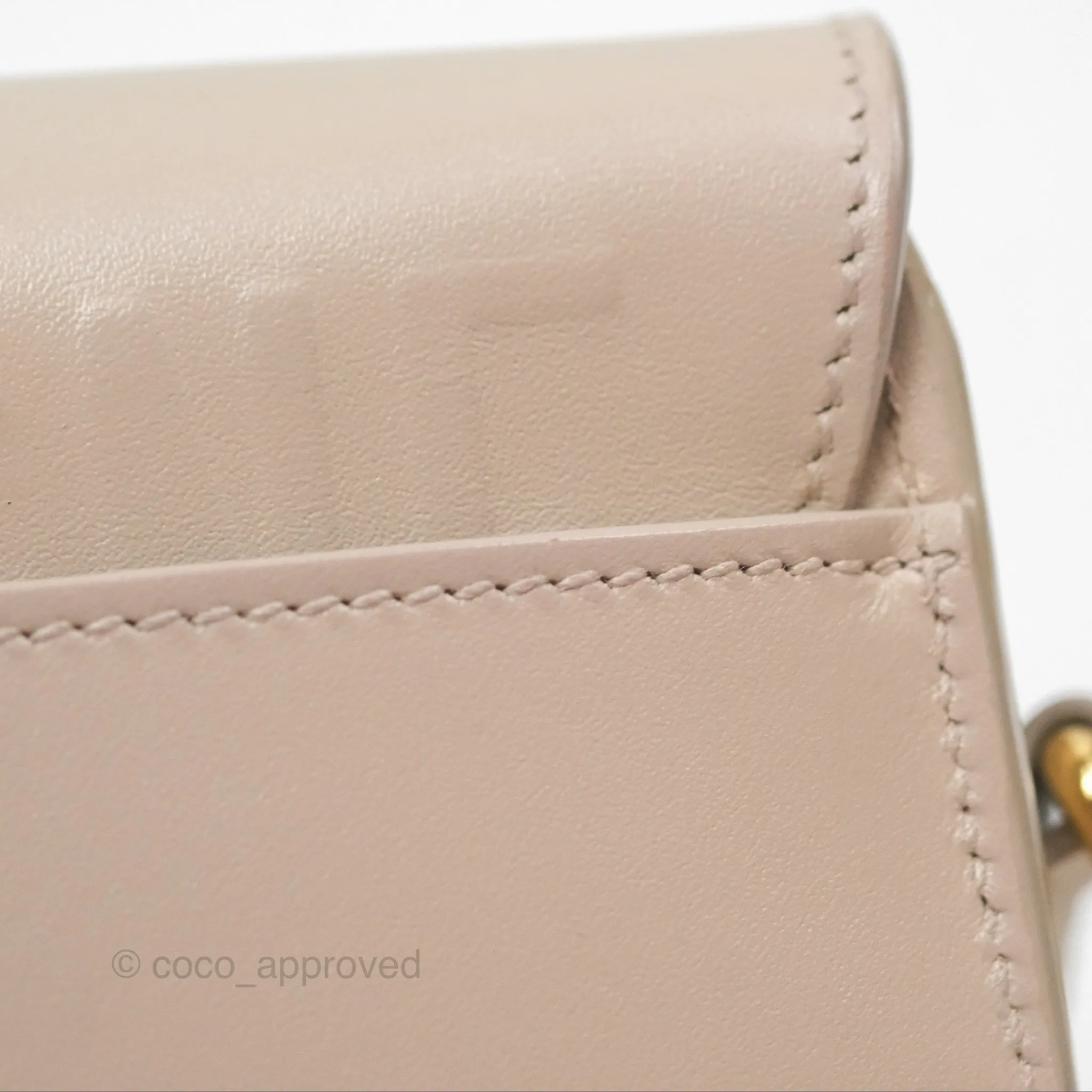 Christian Dior Bobby East-West Bag Calfskin Beige