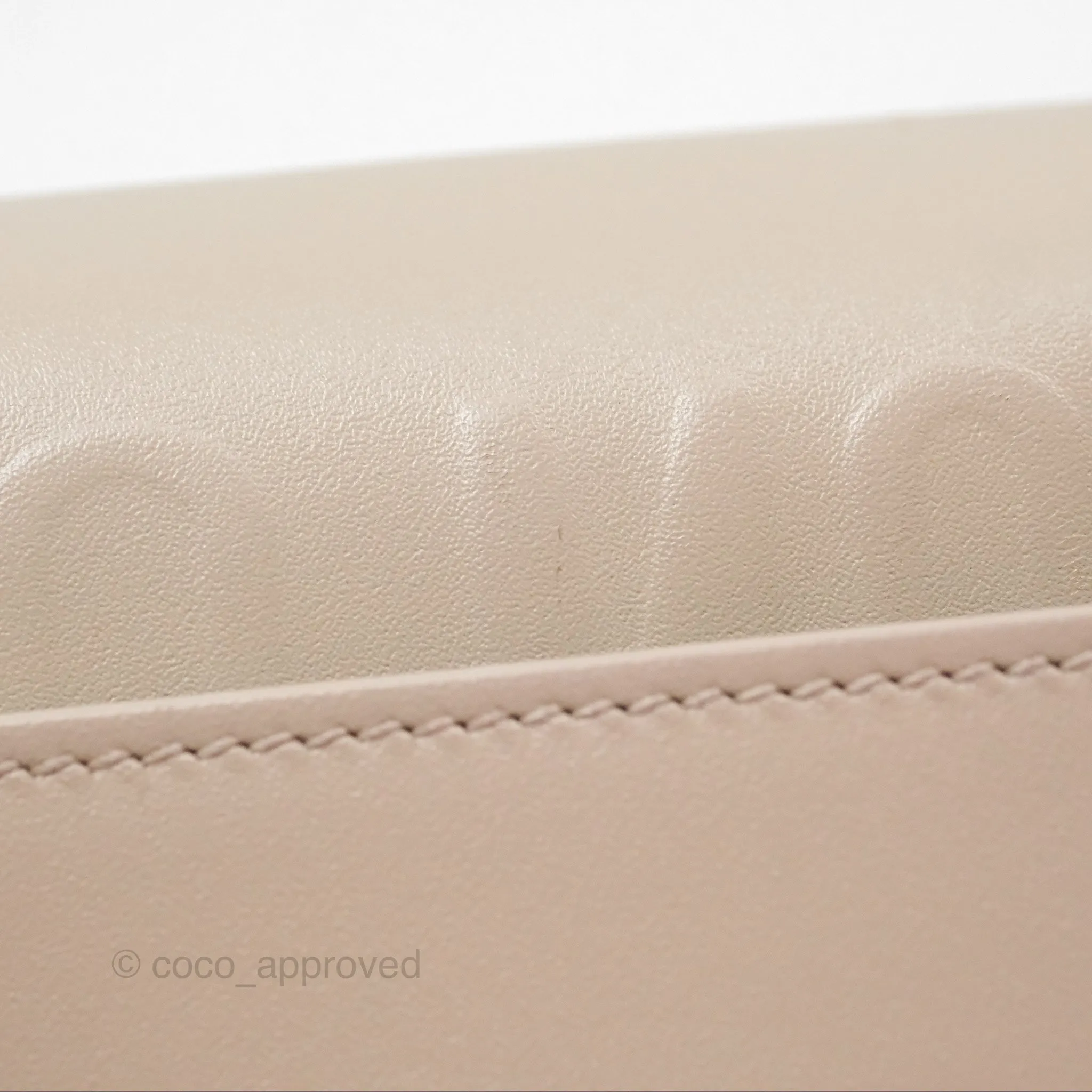 Christian Dior Bobby East-West Bag Calfskin Beige