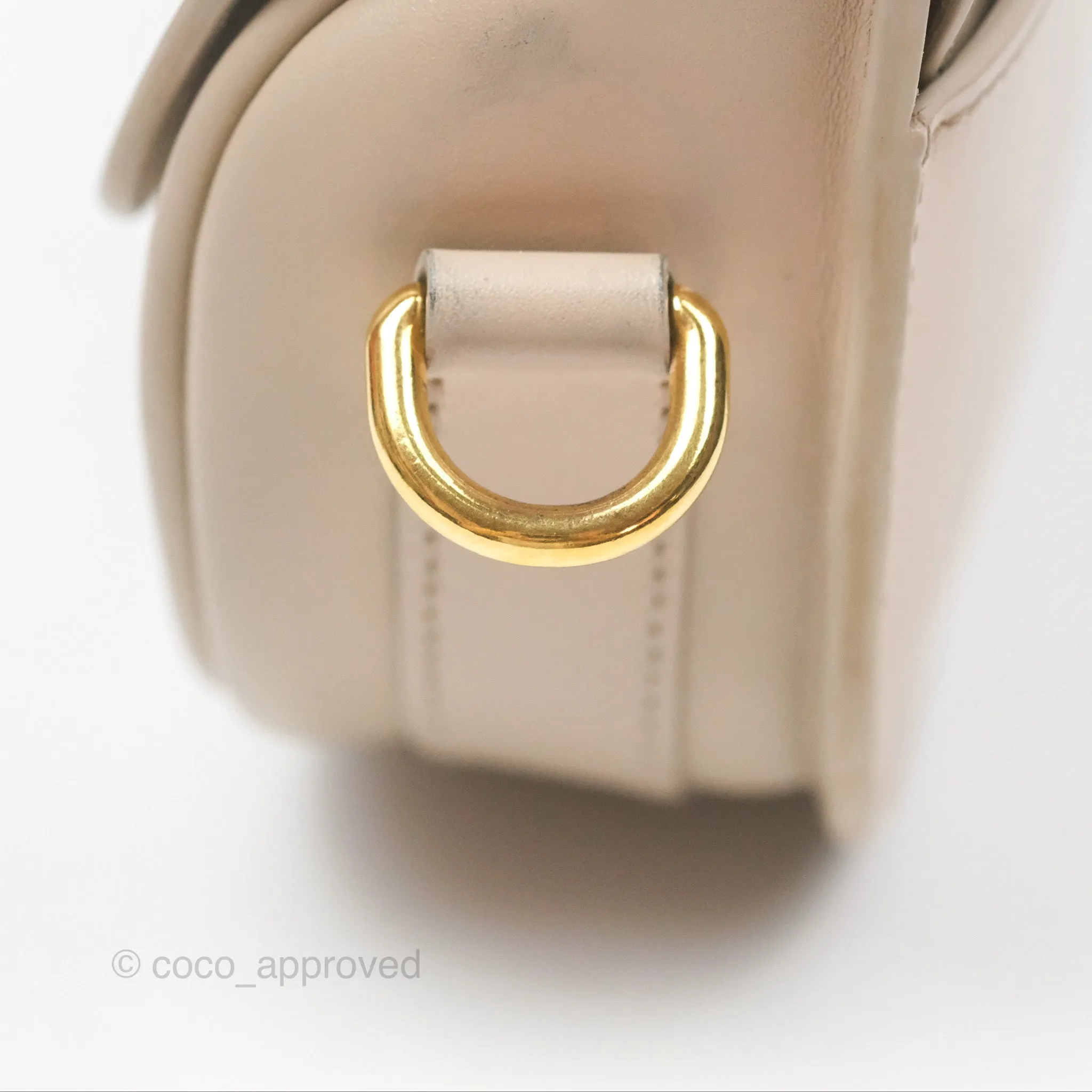 Christian Dior Bobby East-West Bag Calfskin Beige
