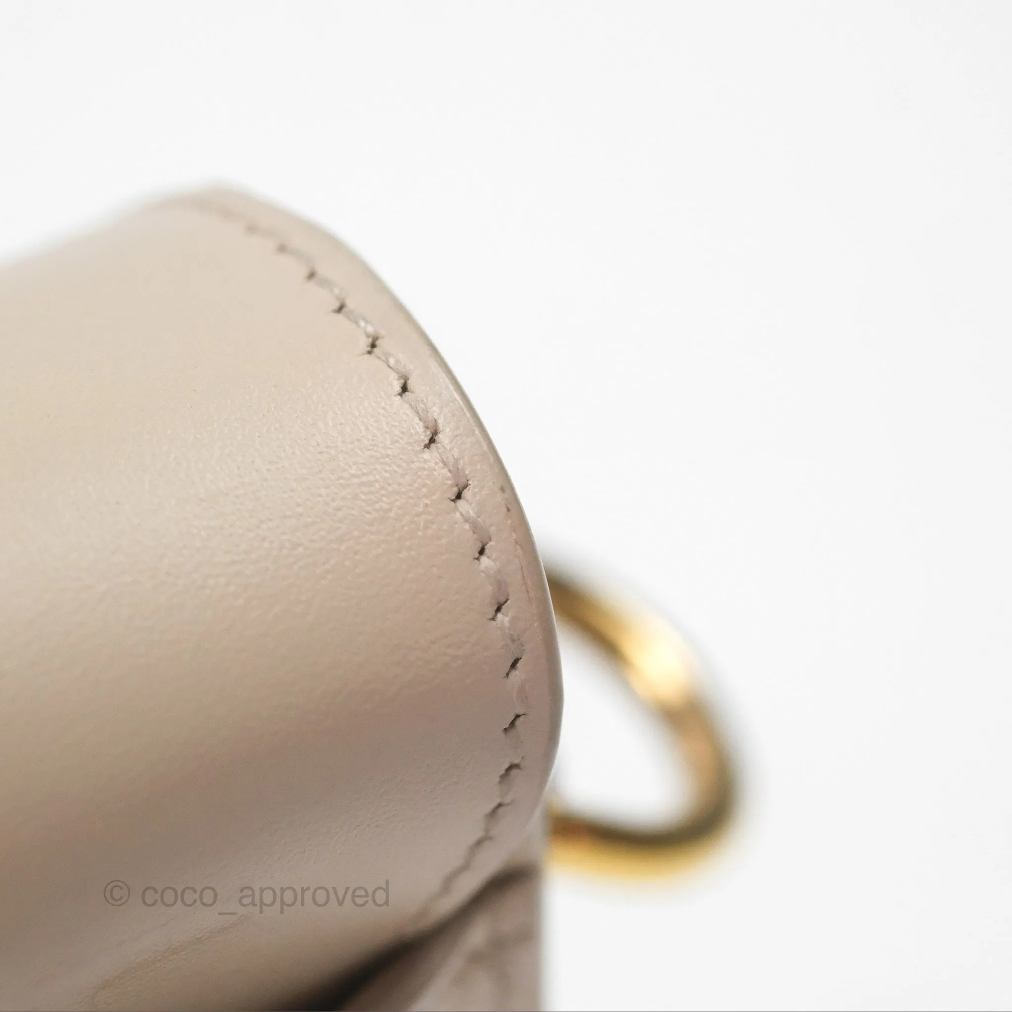 Christian Dior Bobby East-West Bag Calfskin Beige