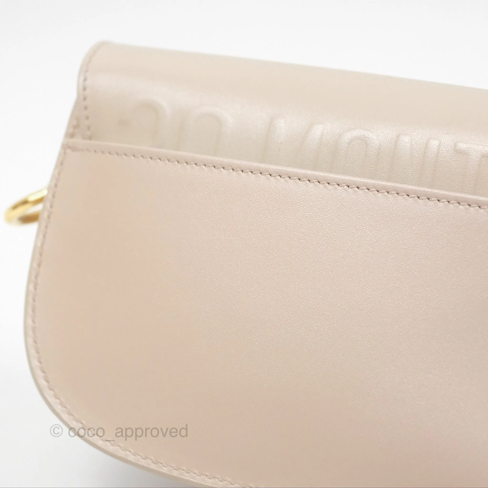 Christian Dior Bobby East-West Bag Calfskin Beige