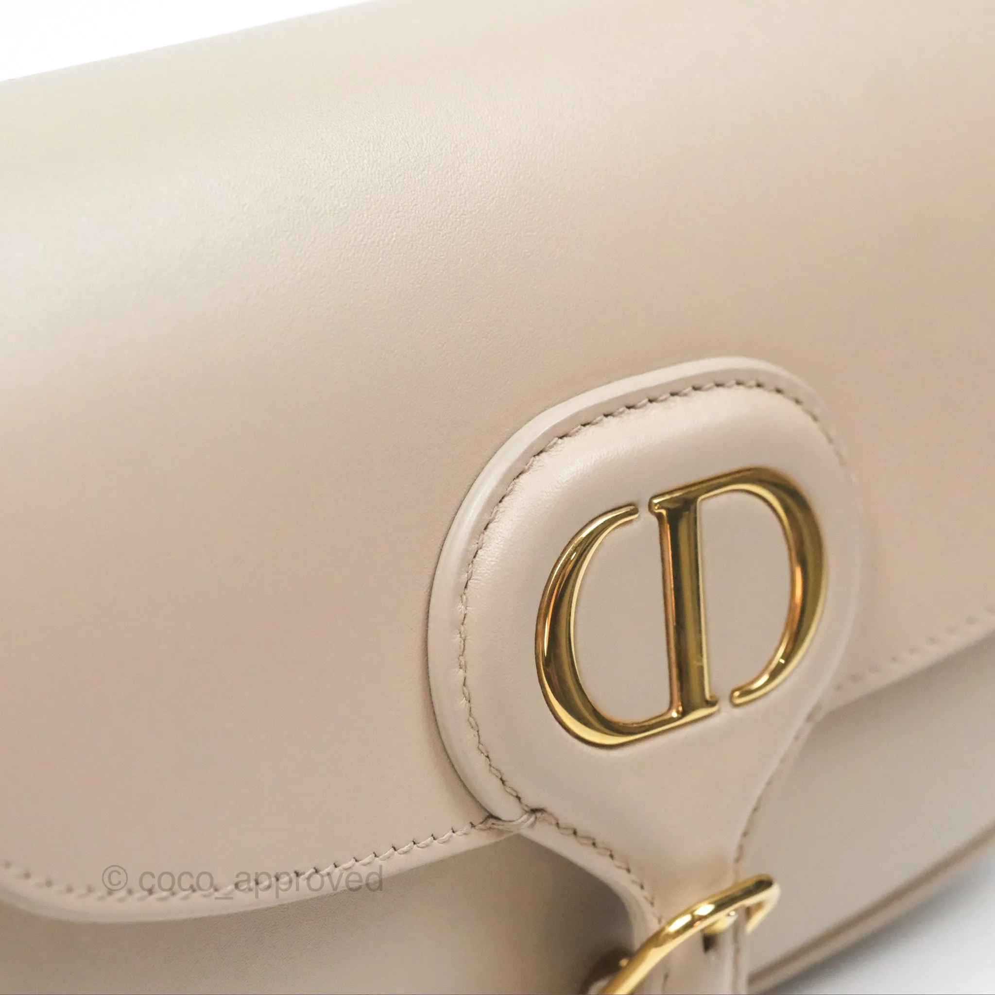 Christian Dior Bobby East-West Bag Calfskin Beige
