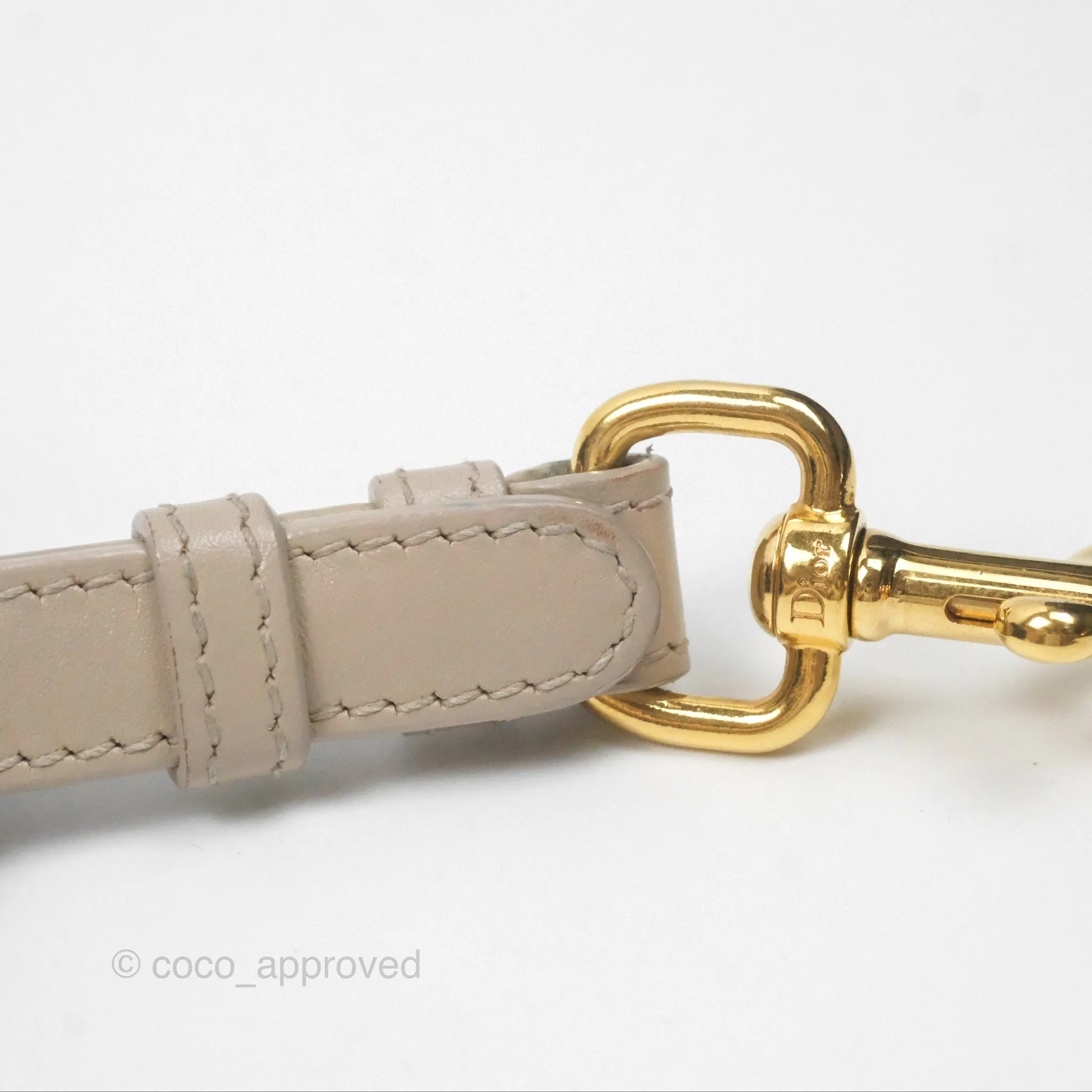 Christian Dior Bobby East-West Bag Calfskin Beige