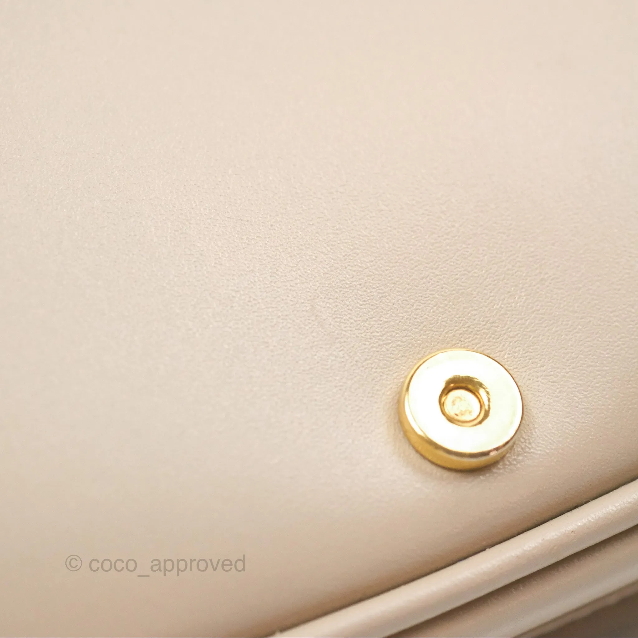 Christian Dior Bobby East-West Bag Calfskin Beige