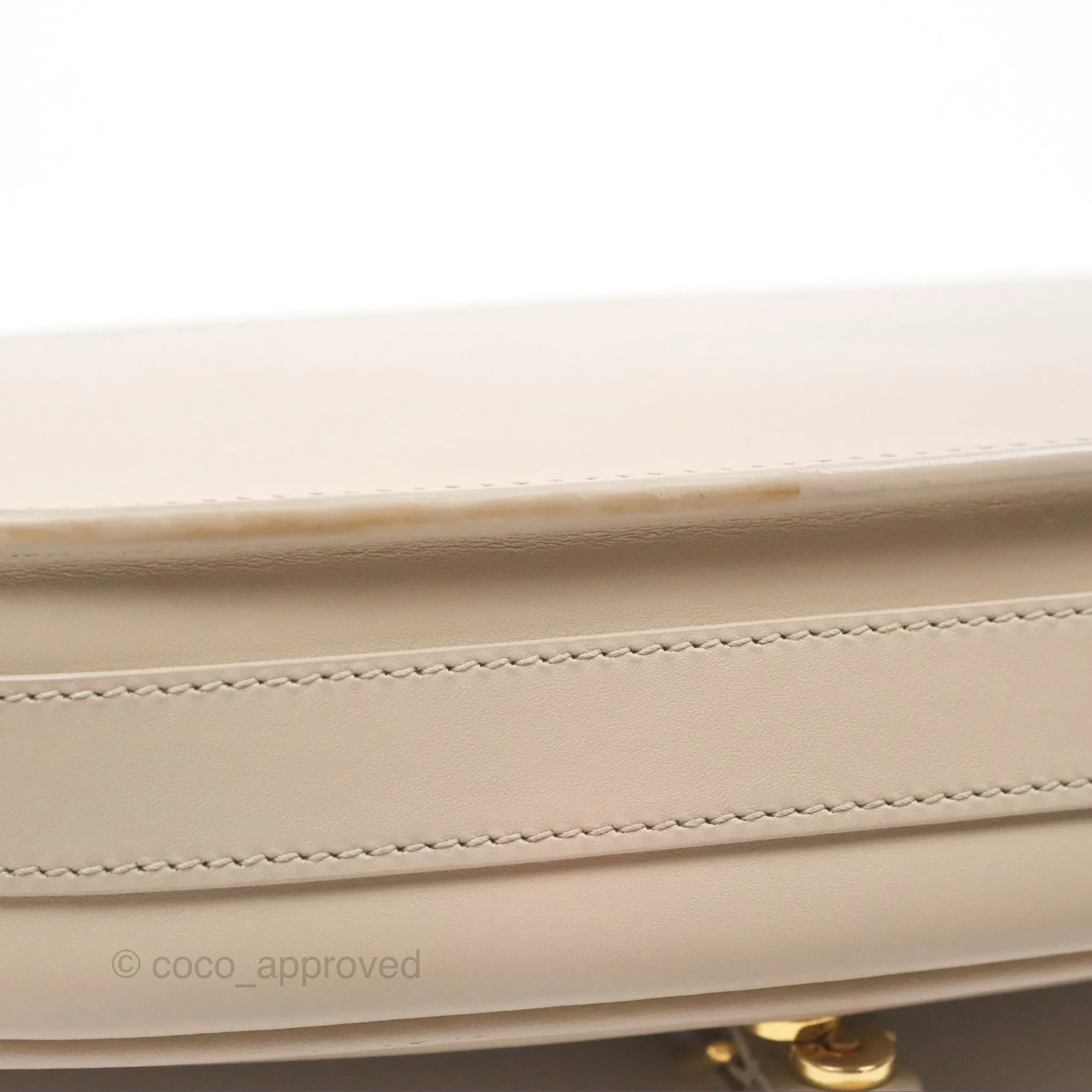 Christian Dior Bobby East-West Bag Calfskin Beige