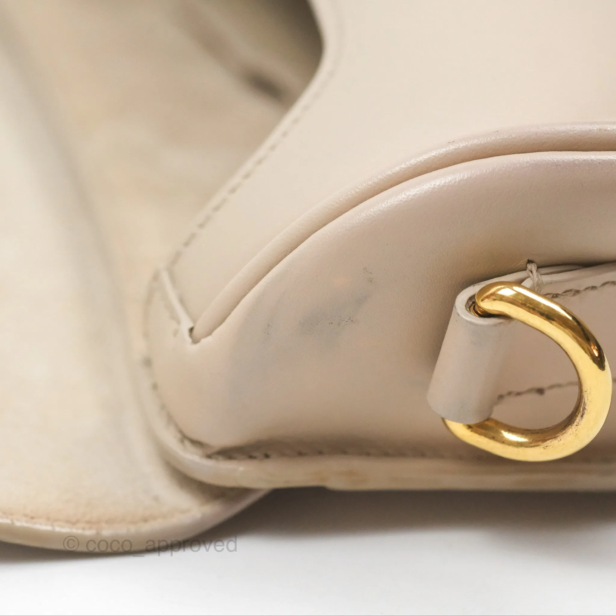 Christian Dior Bobby East-West Bag Calfskin Beige