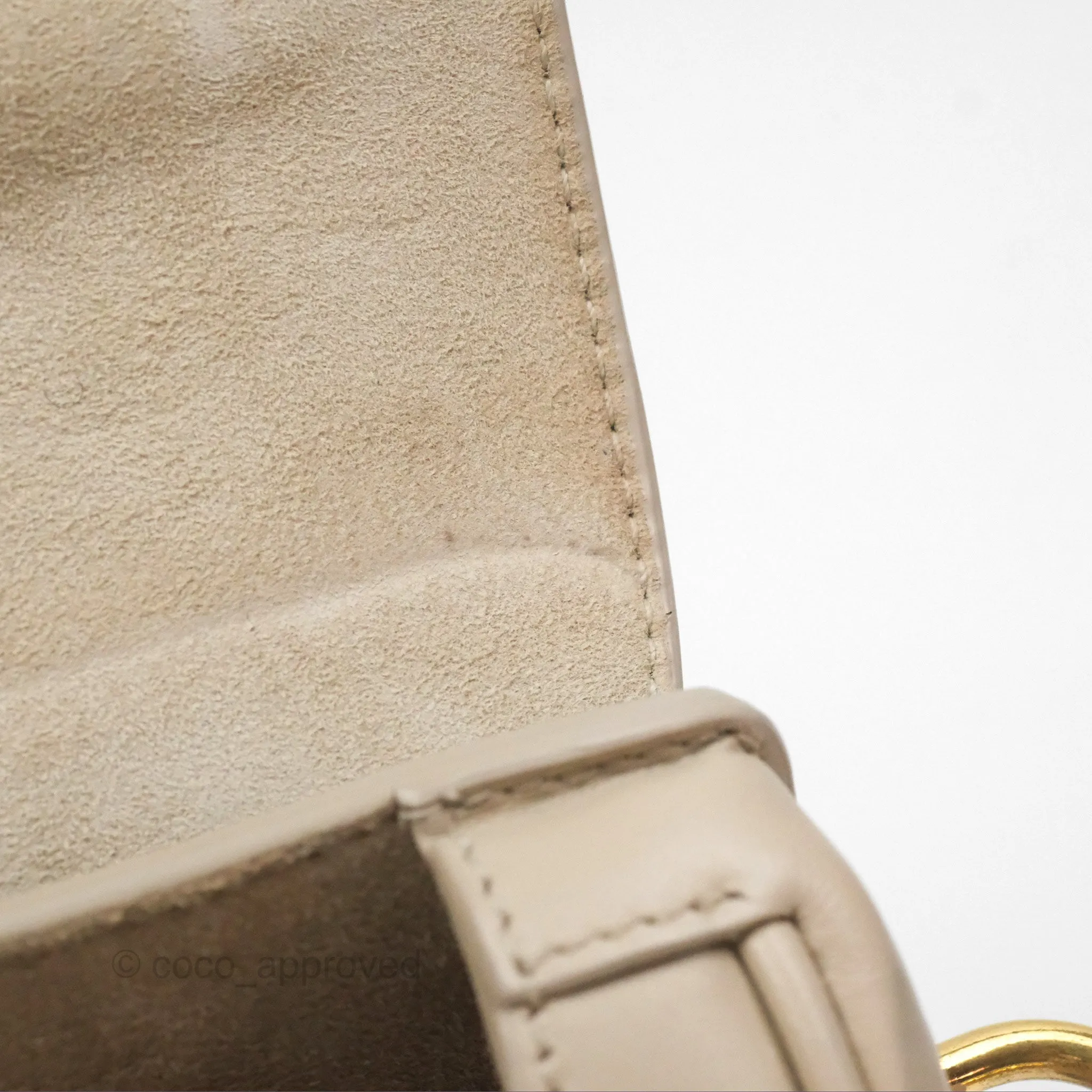 Christian Dior Bobby East-West Bag Calfskin Beige