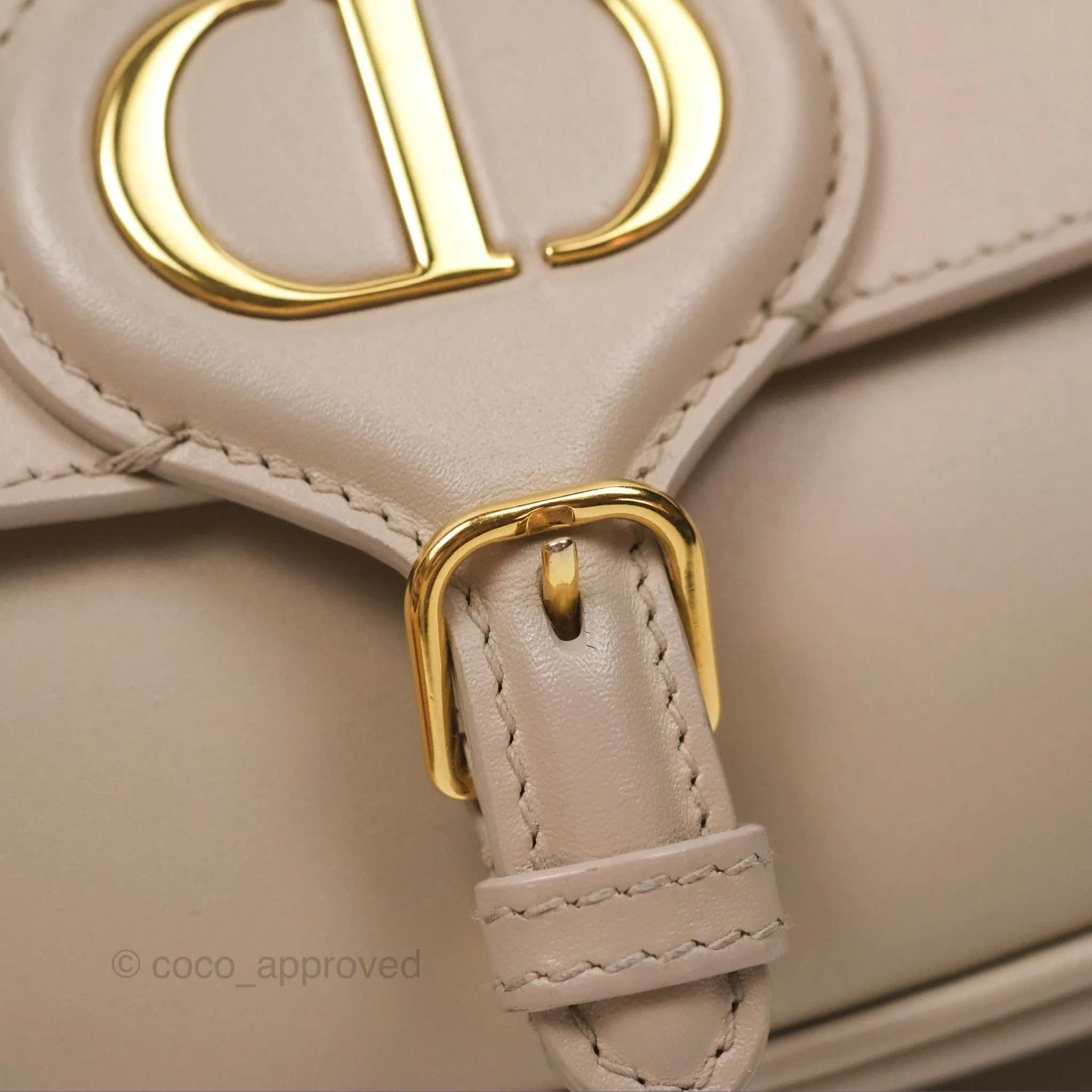 Christian Dior Bobby East-West Bag Calfskin Beige