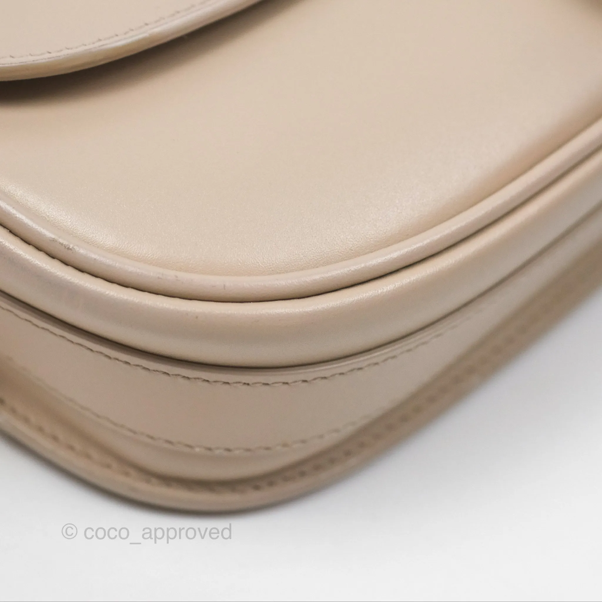 Christian Dior Bobby East-West Bag Calfskin Beige