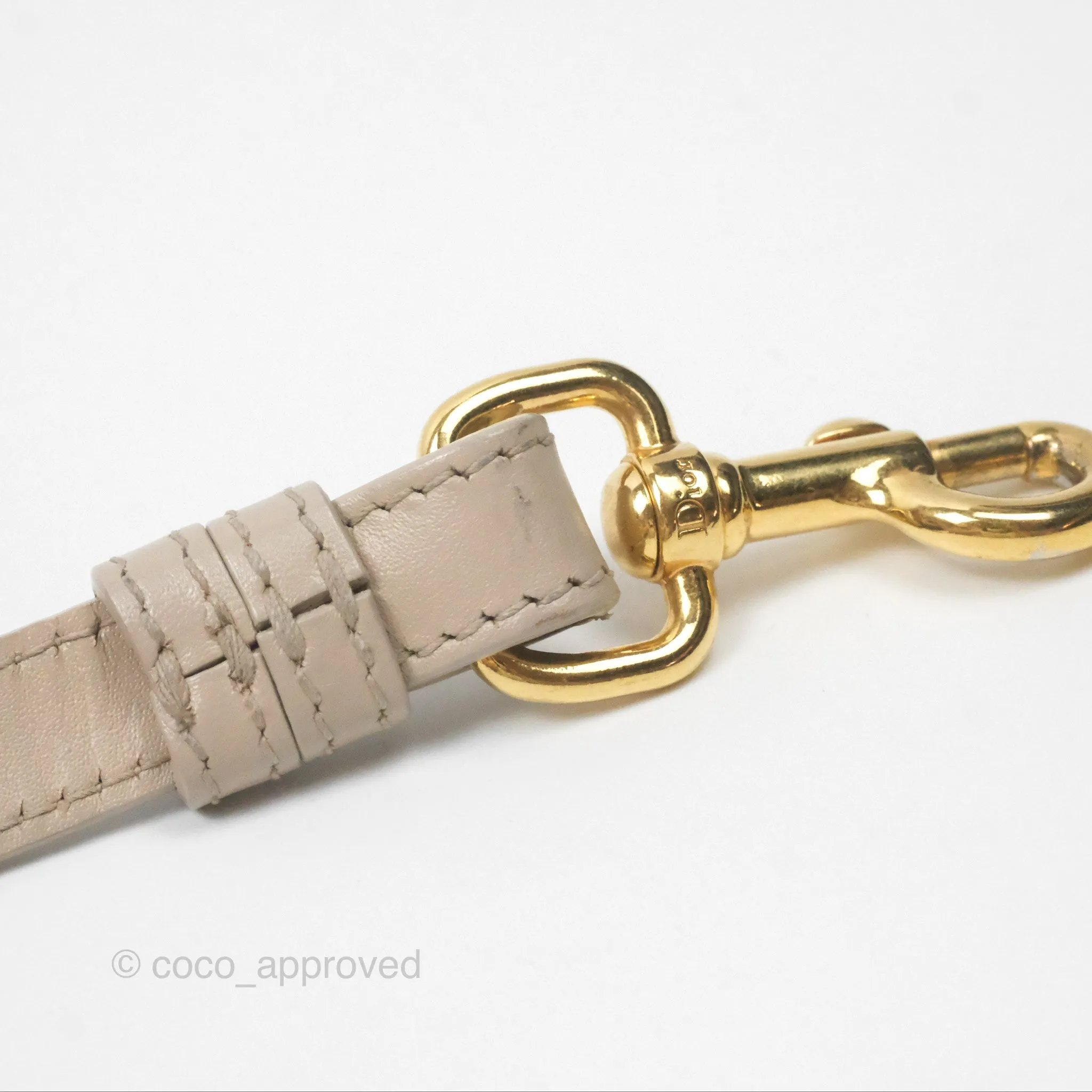 Christian Dior Bobby East-West Bag Calfskin Beige