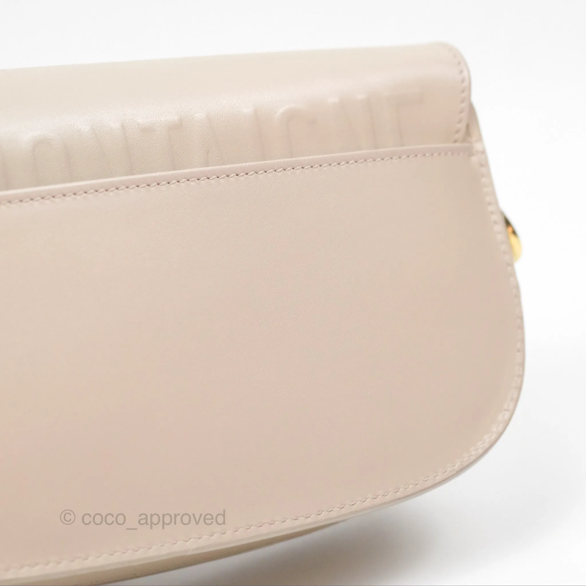 Christian Dior Bobby East-West Bag Calfskin Beige