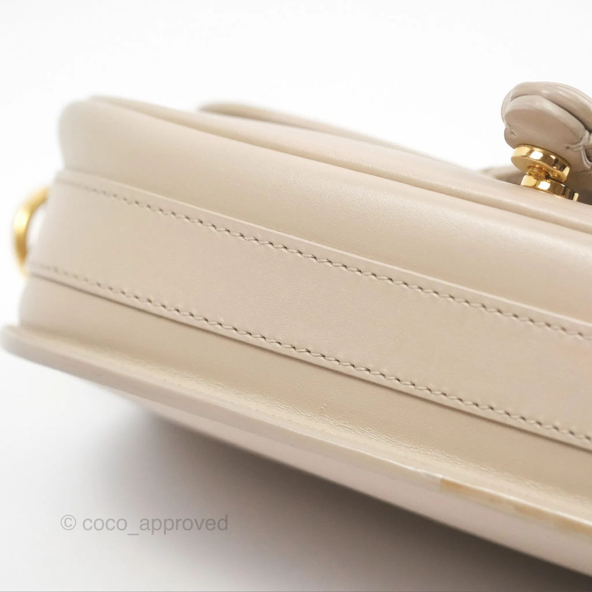 Christian Dior Bobby East-West Bag Calfskin Beige