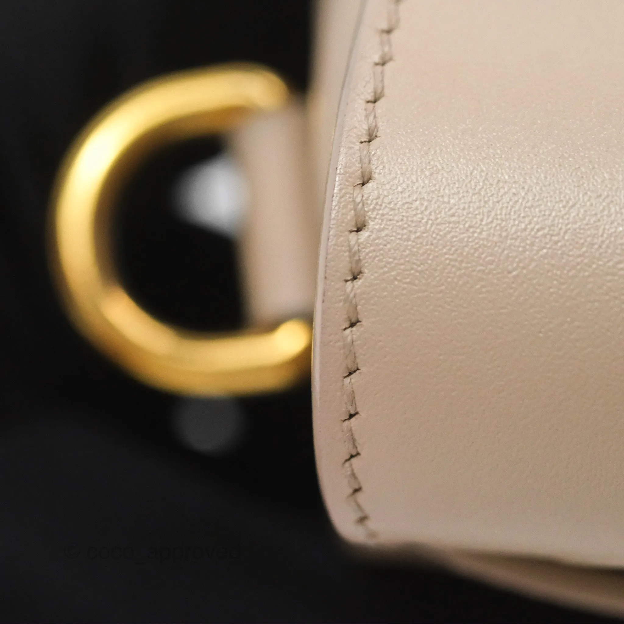 Christian Dior Bobby East-West Bag Calfskin Beige