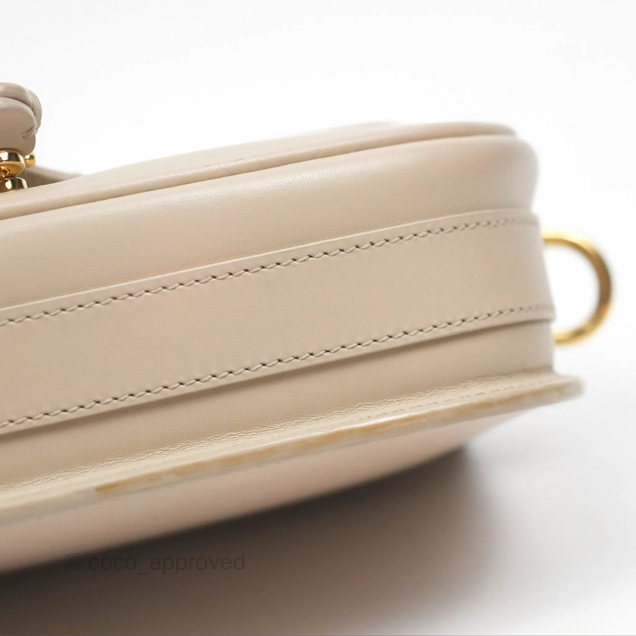 Christian Dior Bobby East-West Bag Calfskin Beige