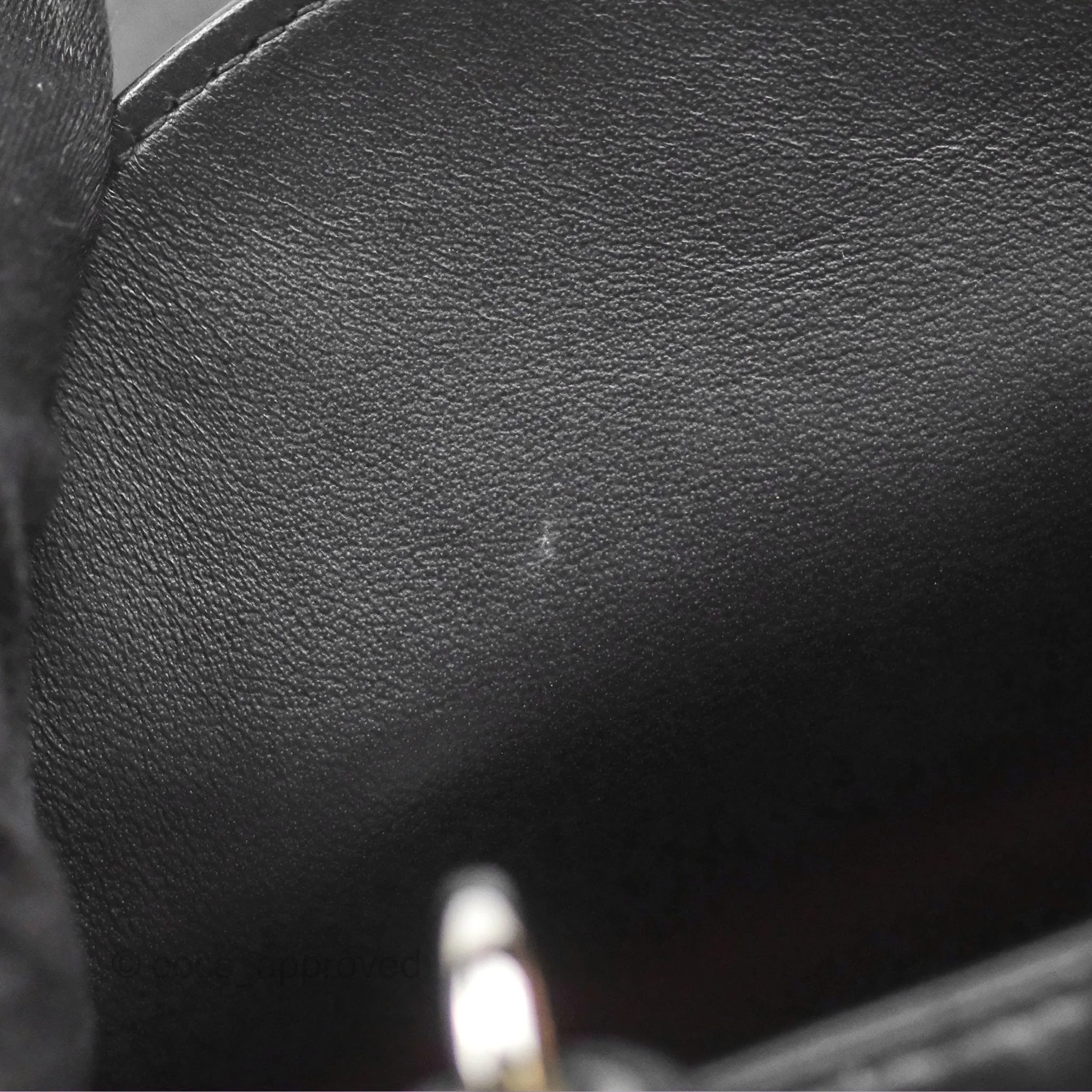 Christian Dior Cannage Mini Lady Dior Black Silver Hardware