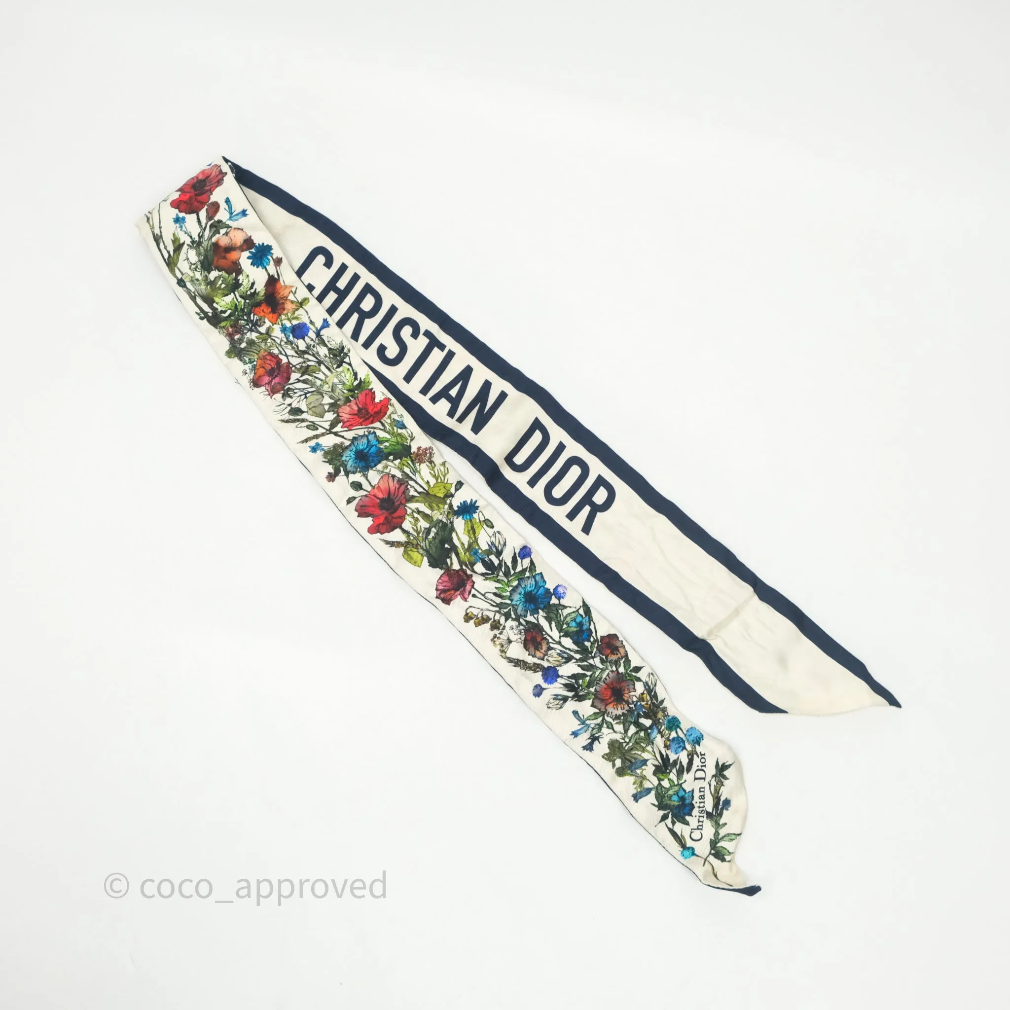 Christian Dior D-Millefiori Mitzah Silk Twilly