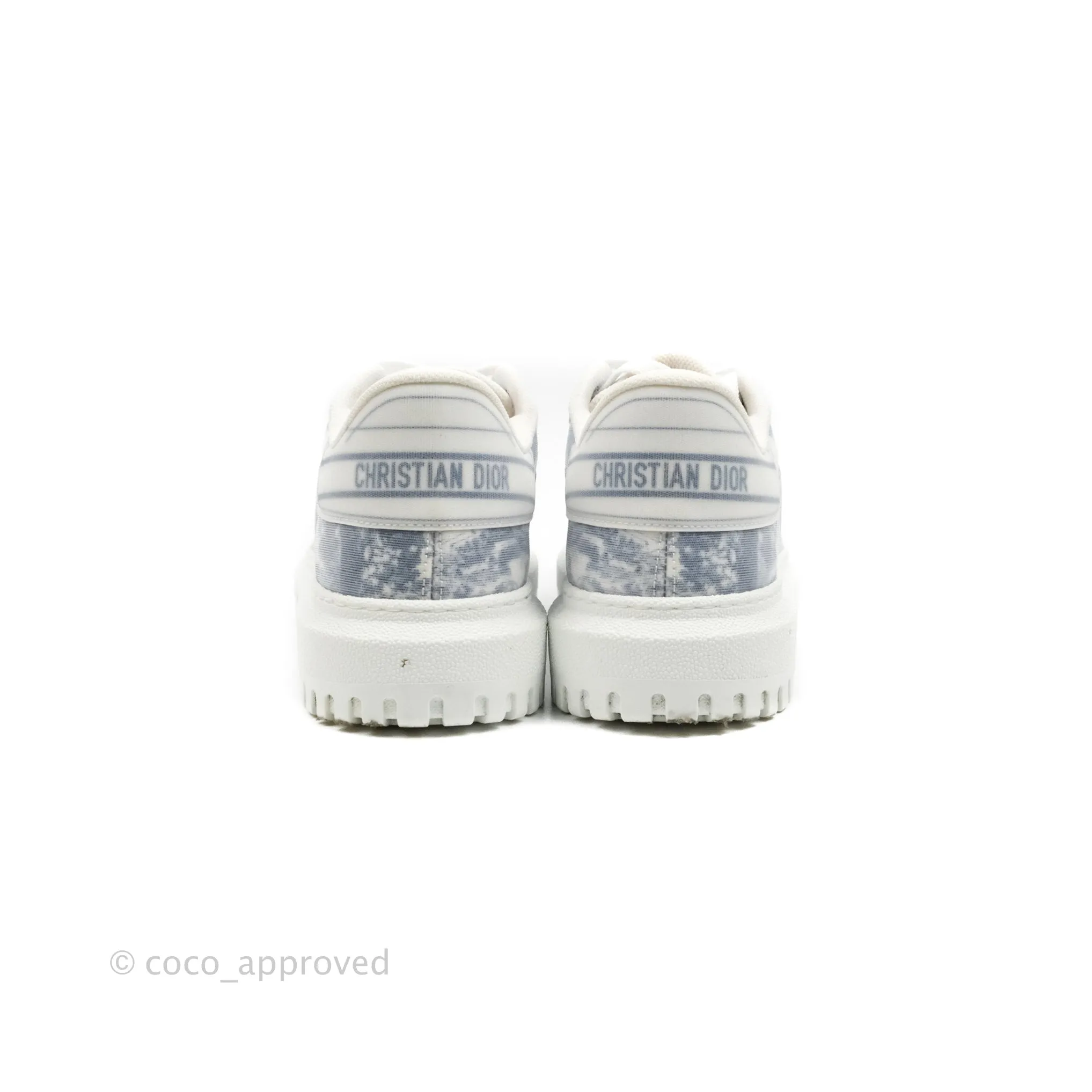 Christian Dior Dior Addict Sneaker Blue Toile de Jouy Technical Fabric