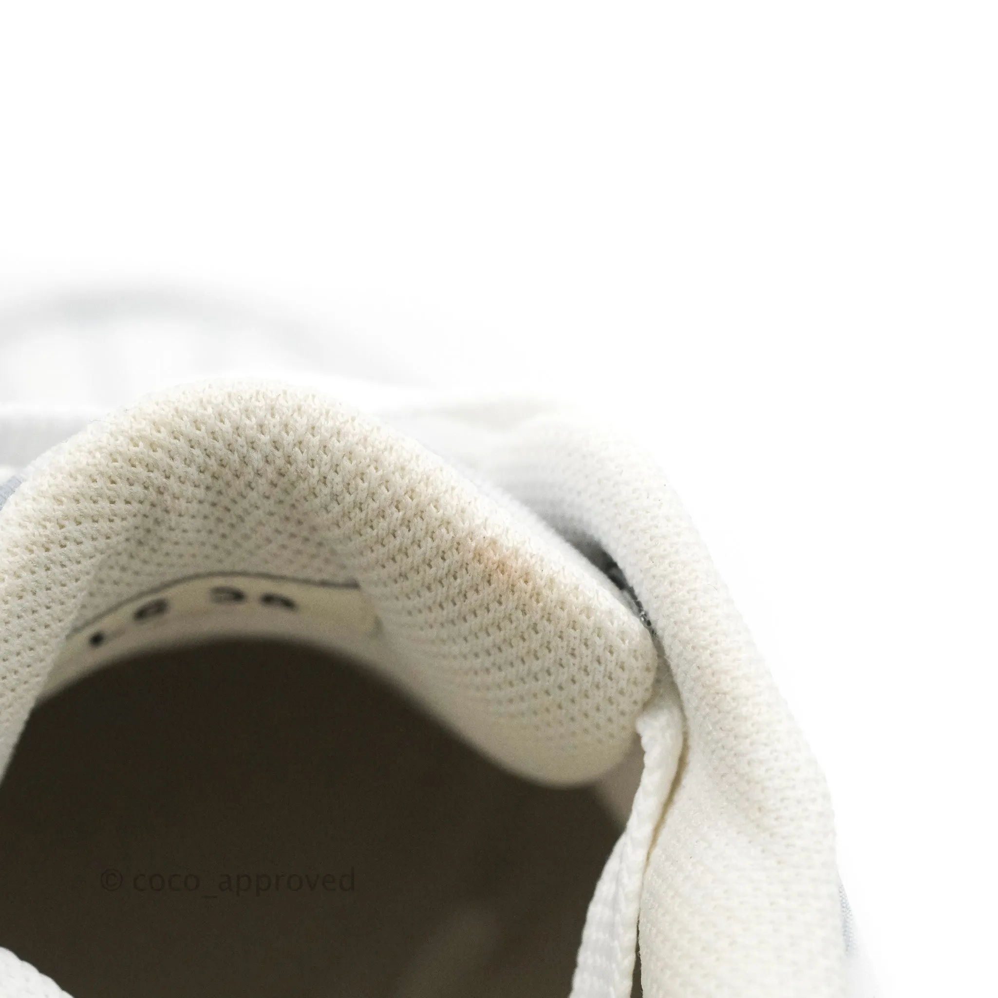 Christian Dior Dior Addict Sneaker Blue Toile de Jouy Technical Fabric