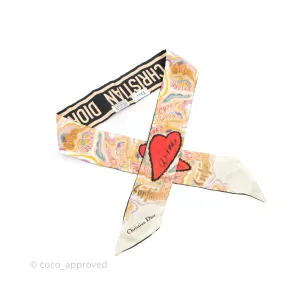 Christian Dior Dioramour Scarf Twilly