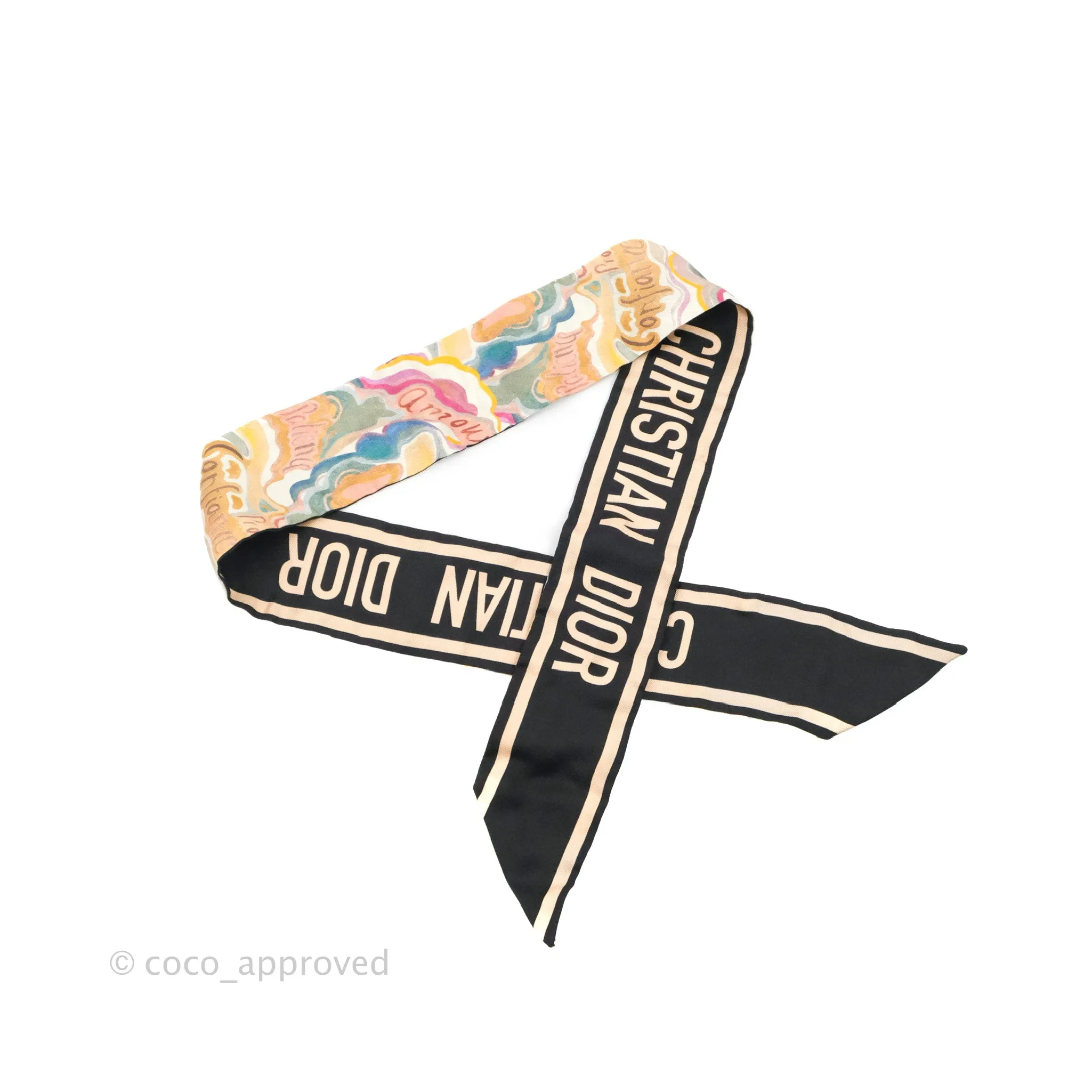 Christian Dior Dioramour Scarf Twilly
