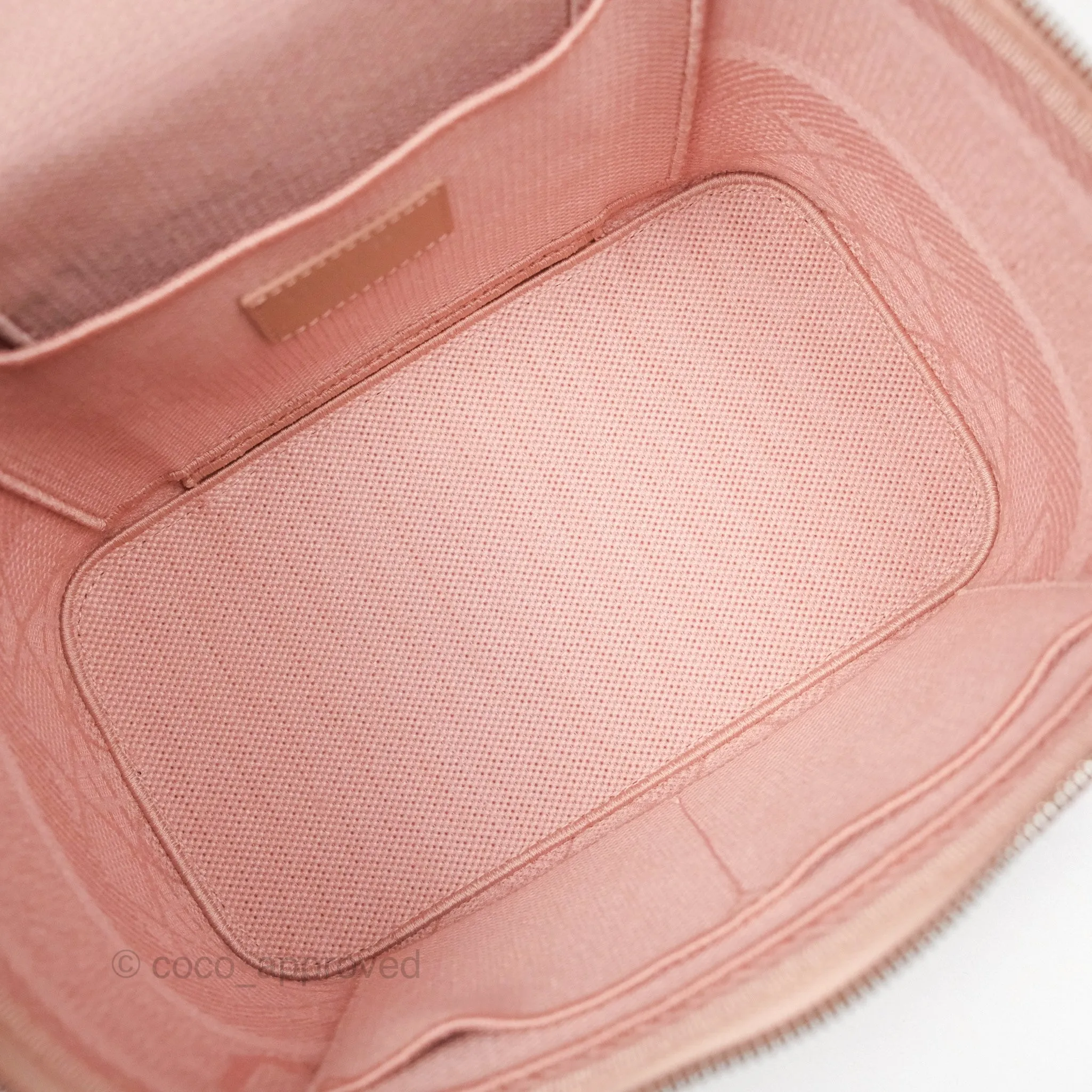 Christian Dior DiorTravel Vanity Case Pink Cannage