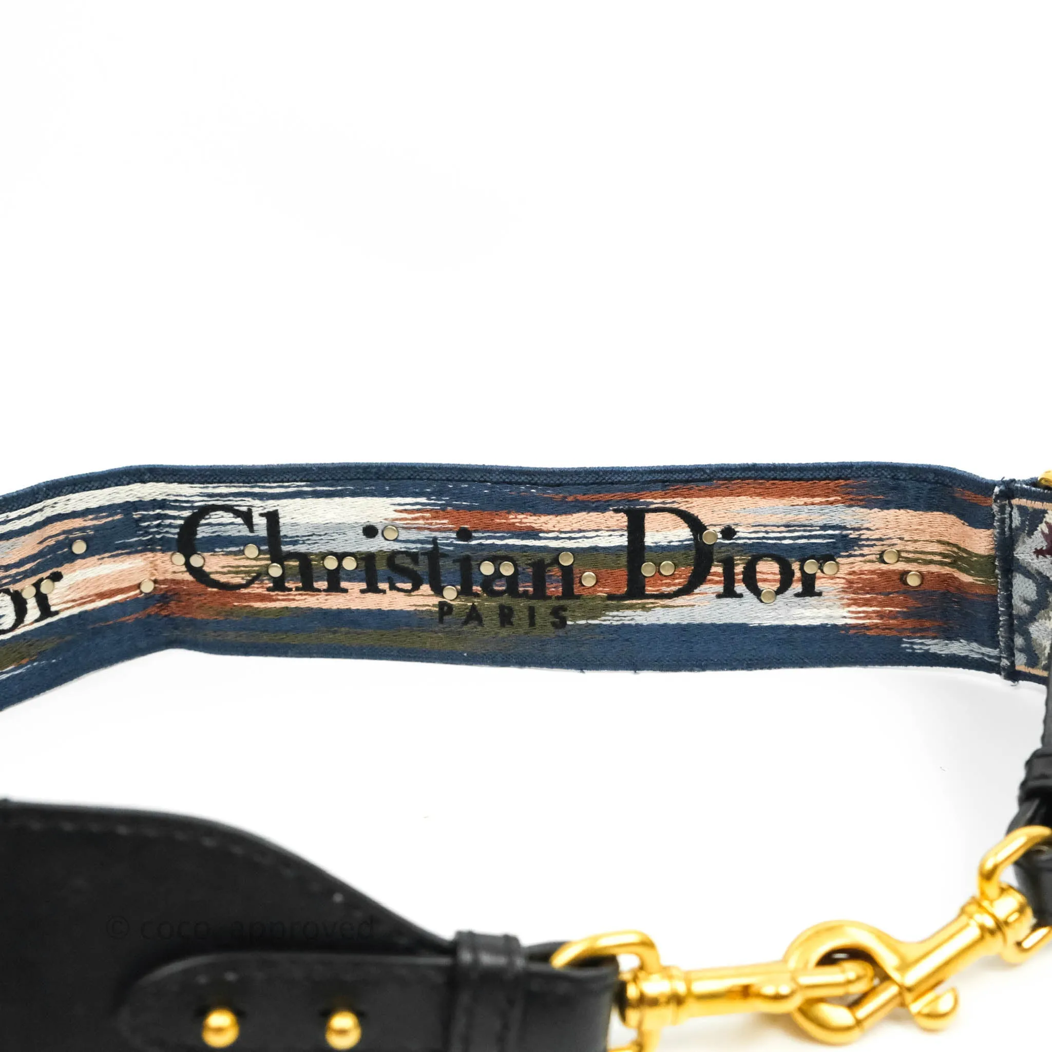 Christian Dior Embroidered Kaleidiorscopic Strap