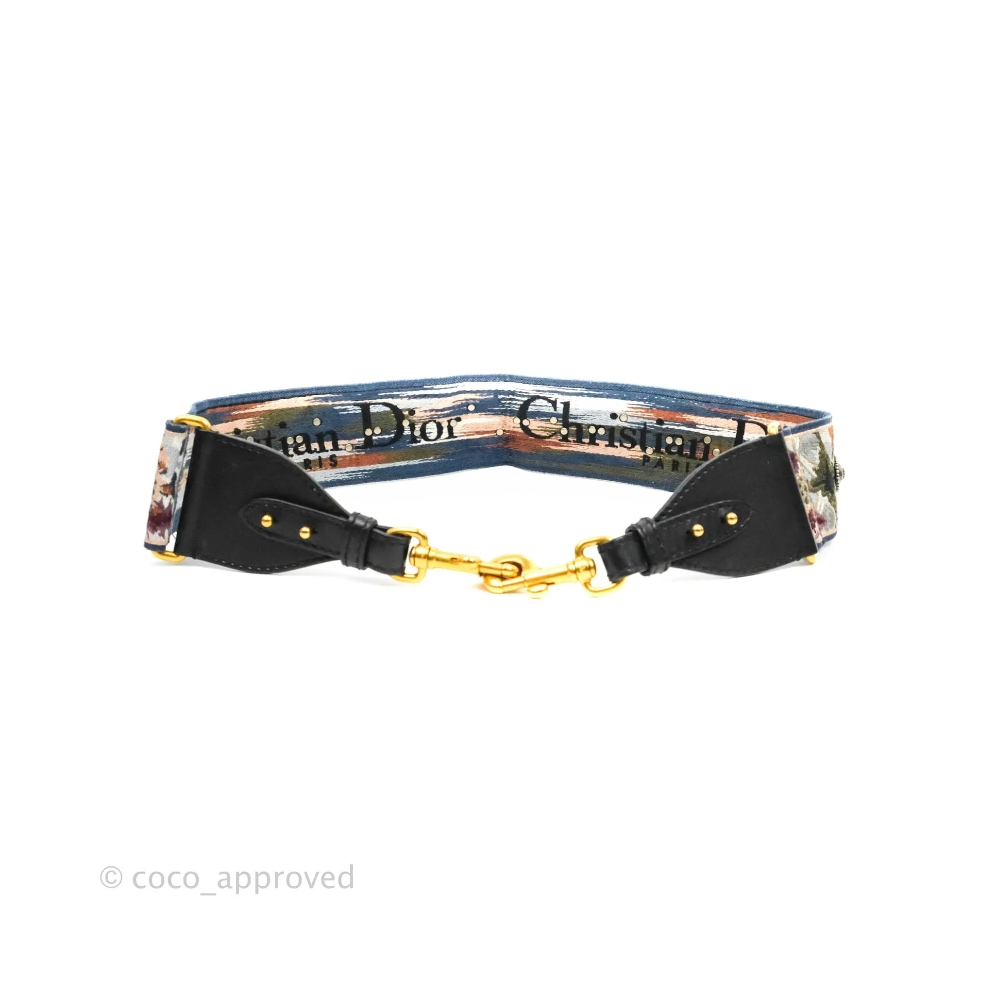 Christian Dior Embroidered Kaleidiorscopic Strap