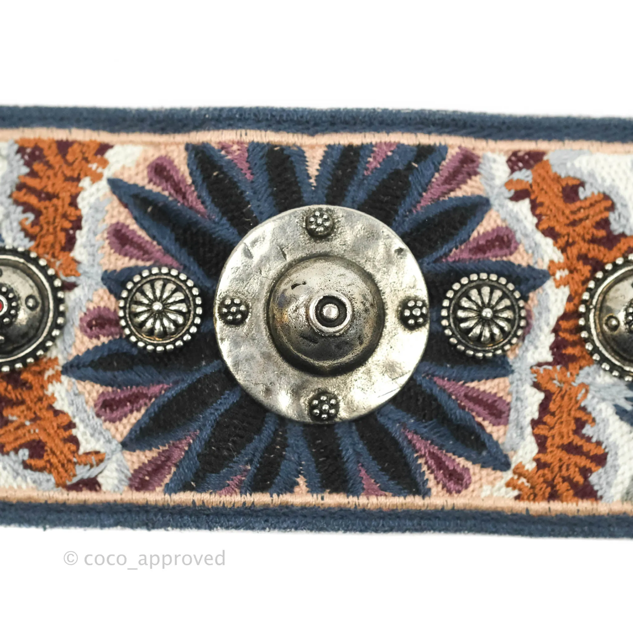 Christian Dior Embroidered Kaleidiorscopic Strap