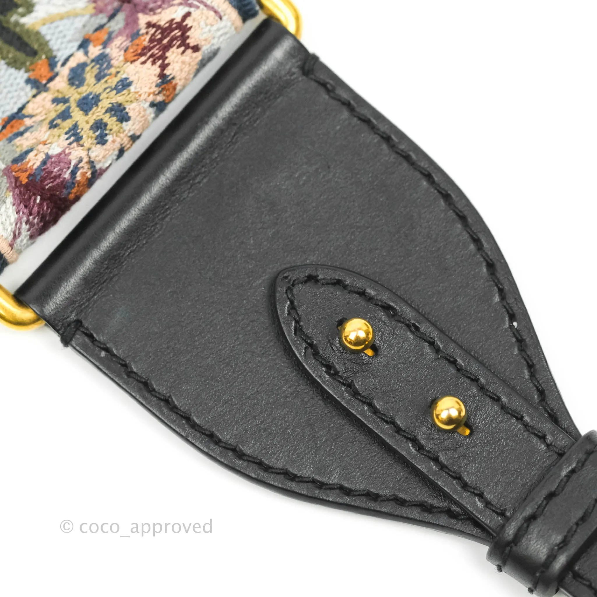 Christian Dior Embroidered Kaleidiorscopic Strap