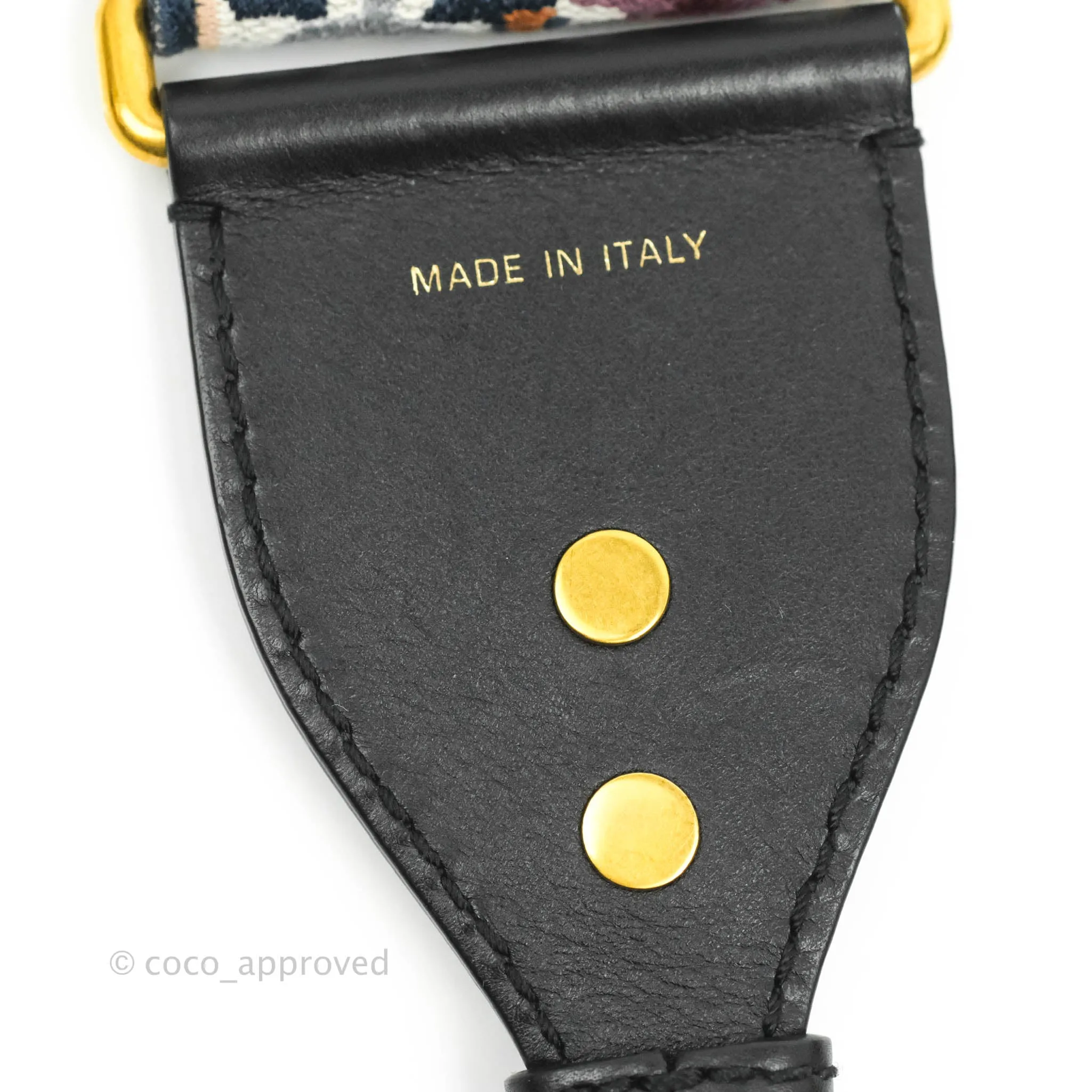 Christian Dior Embroidered Kaleidiorscopic Strap