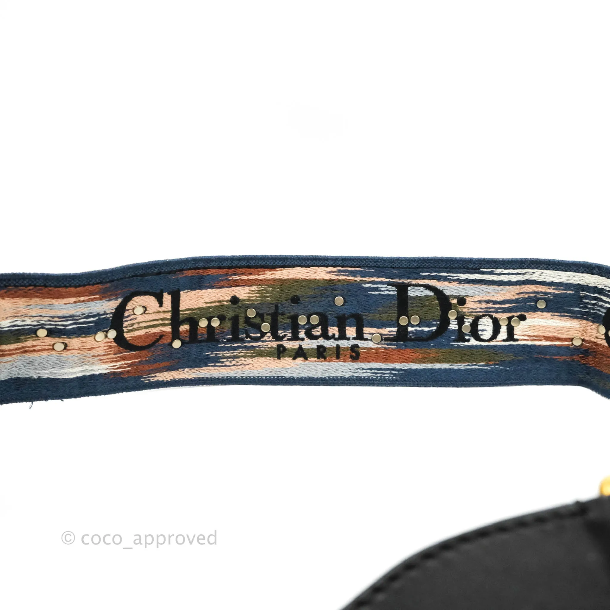 Christian Dior Embroidered Kaleidiorscopic Strap