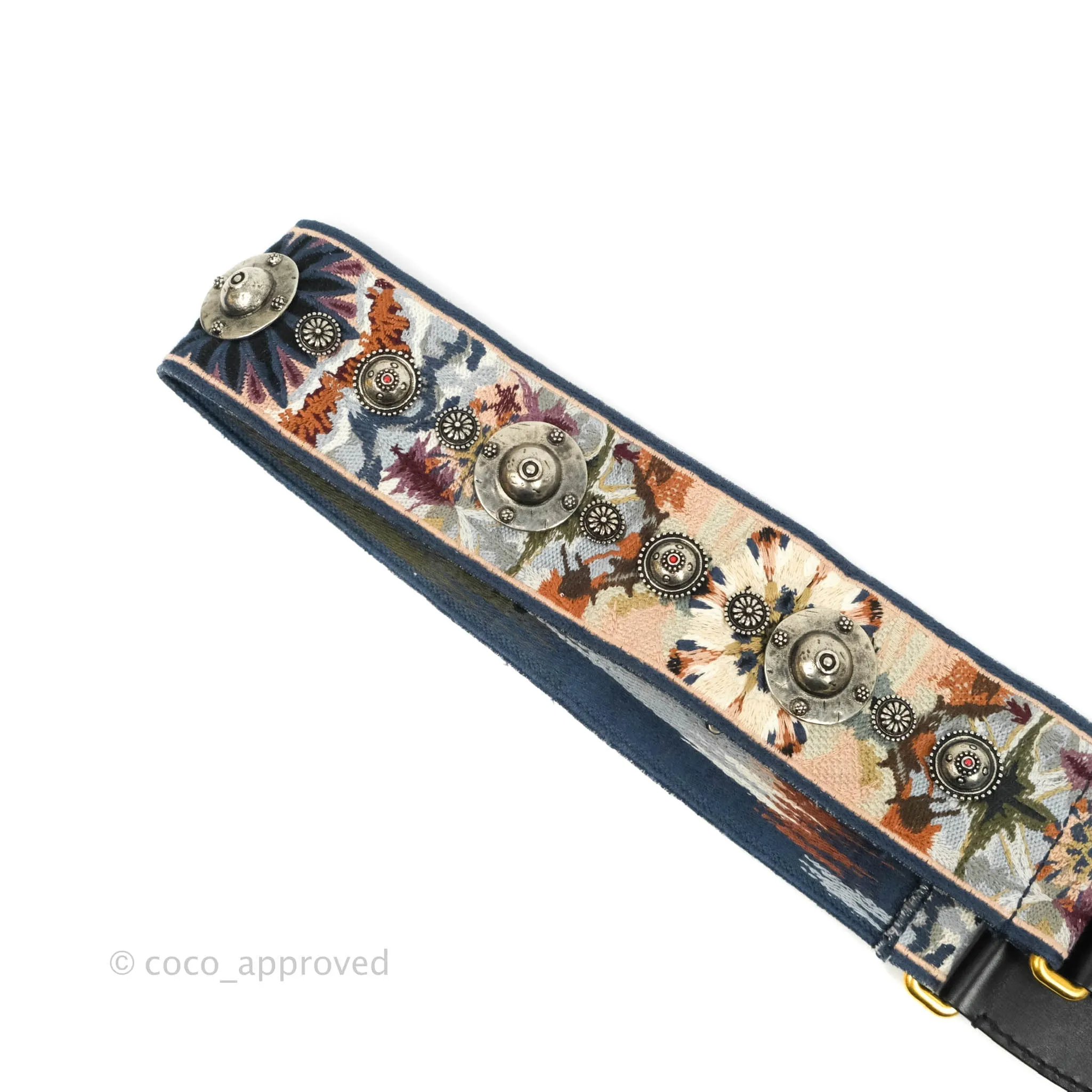 Christian Dior Embroidered Kaleidiorscopic Strap