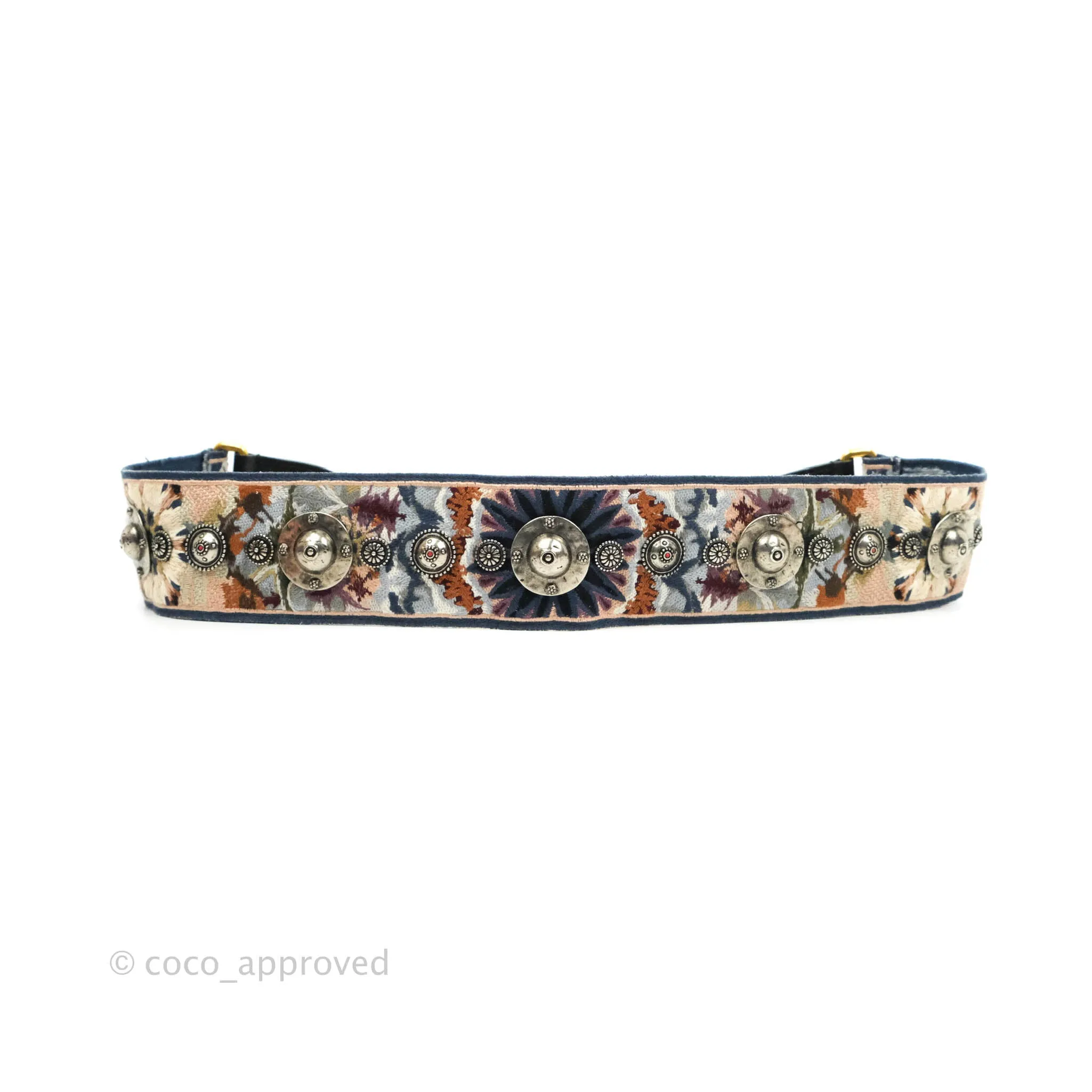 Christian Dior Embroidered Kaleidiorscopic Strap
