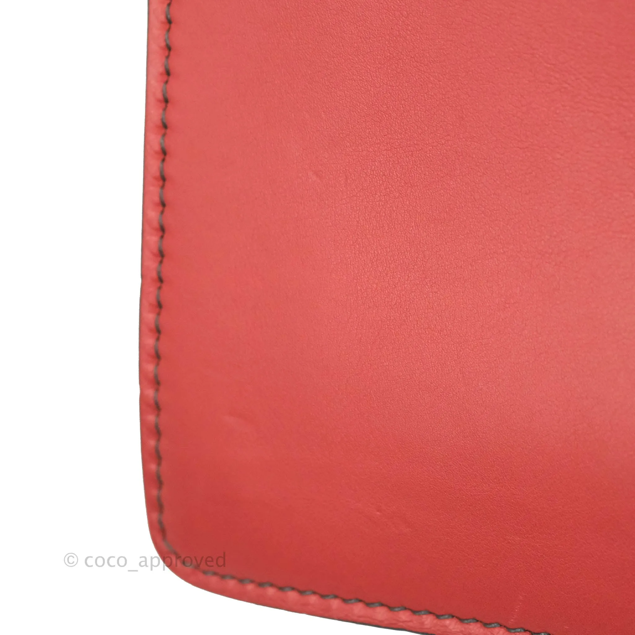 Christian Dior J'Adior Chain Flap Bag Red Calfskin