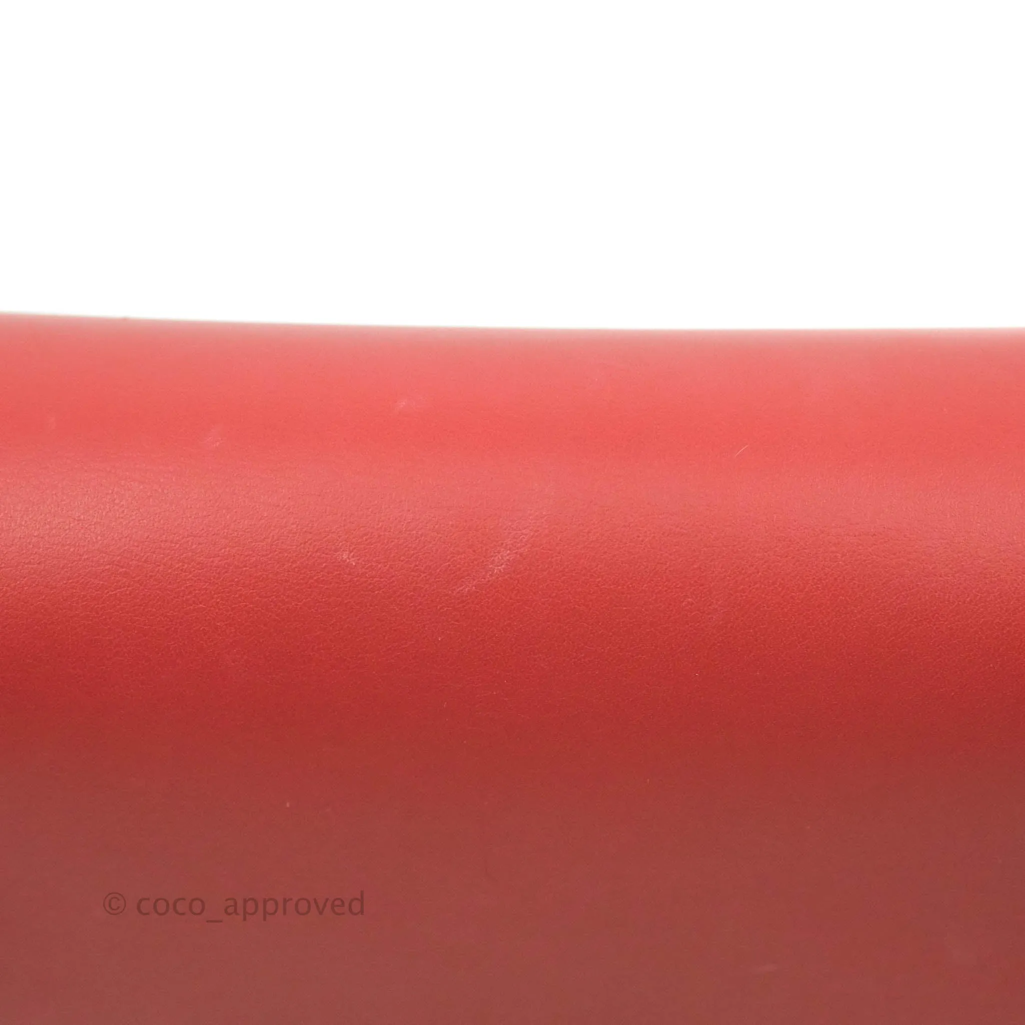 Christian Dior J'Adior Chain Flap Bag Red Calfskin