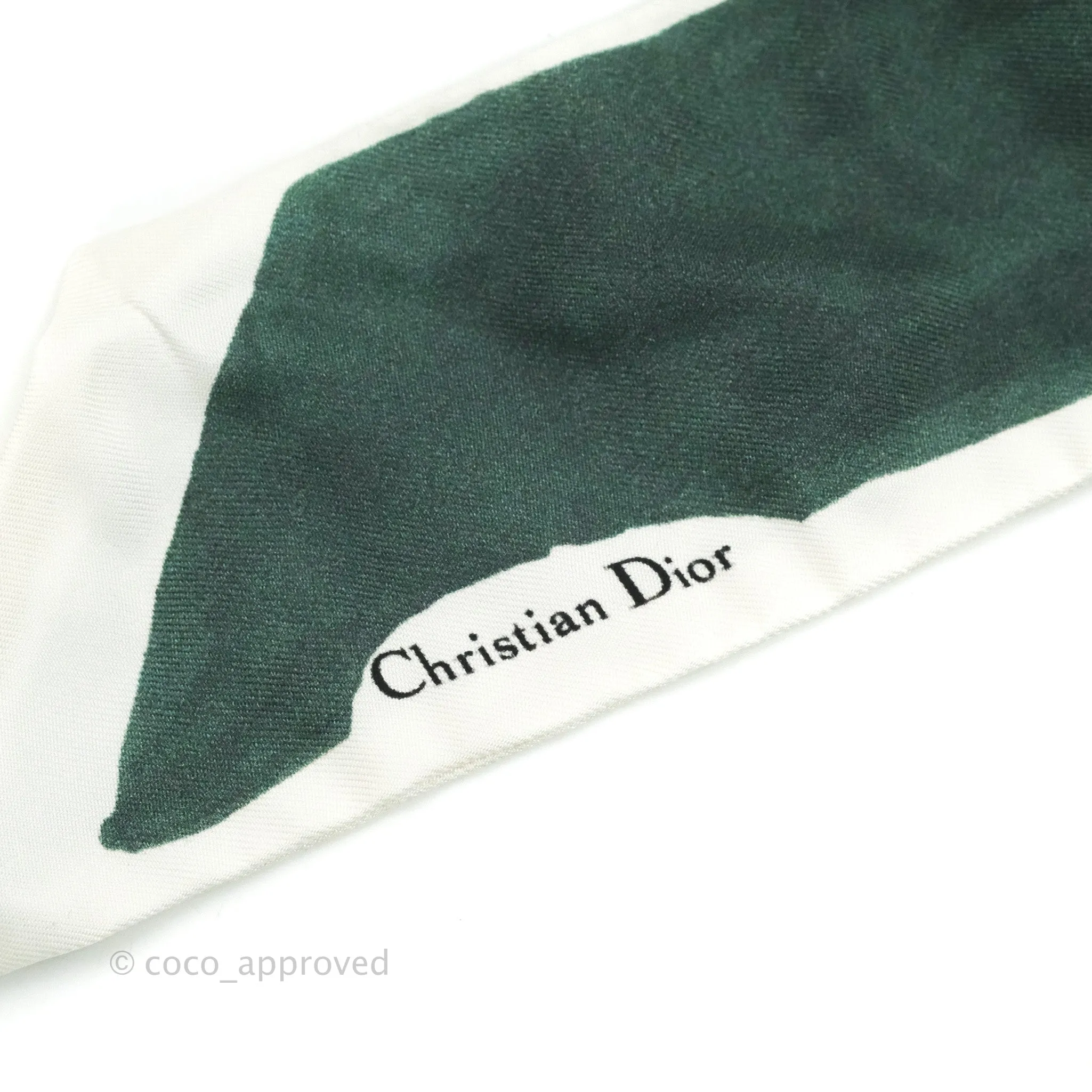 Christian Dior Karma Mitzah Silk Twilly