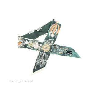 Christian Dior Karma Mitzah Silk Twilly