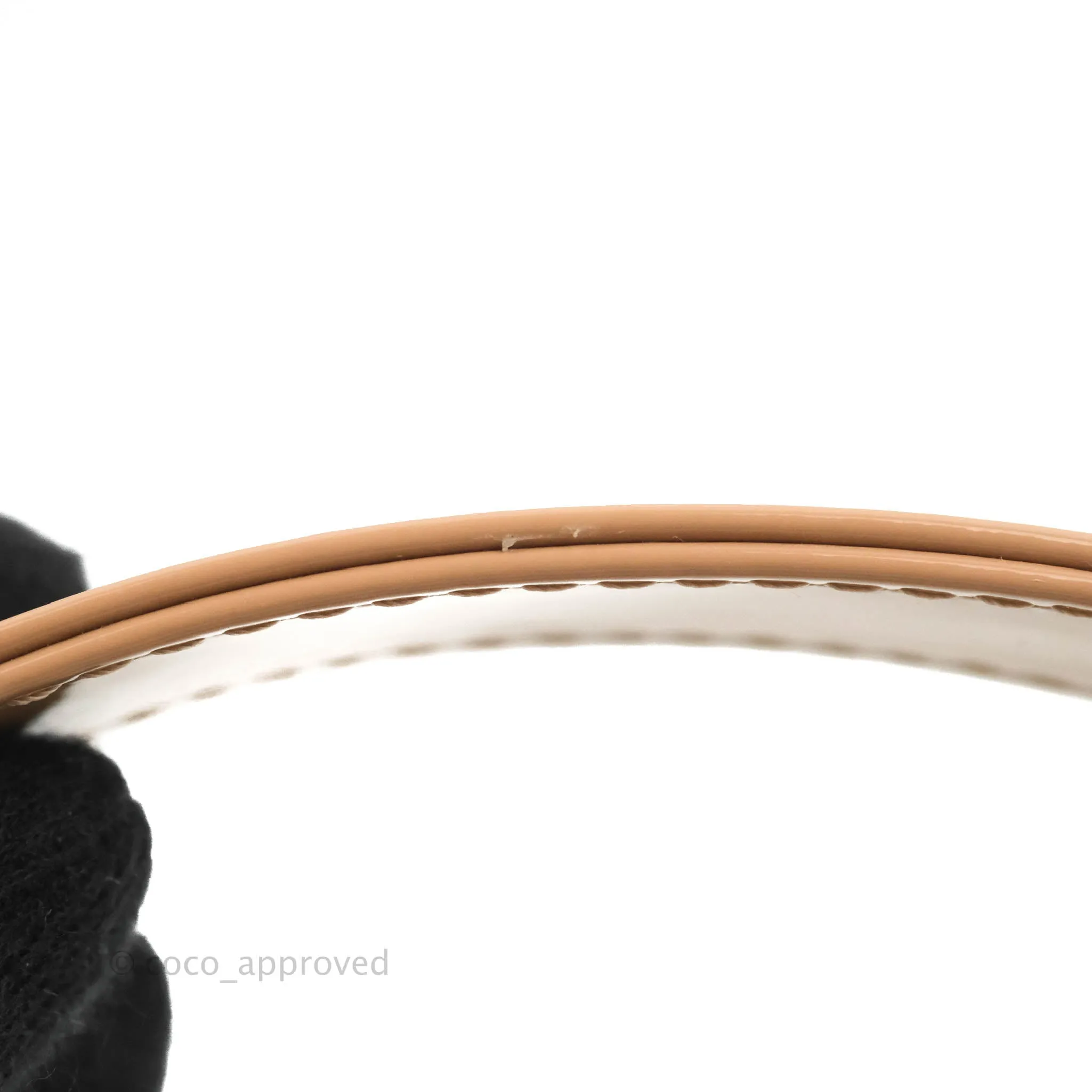 Christian Dior Lady Dior Beige Pink Patent Gold Hardware