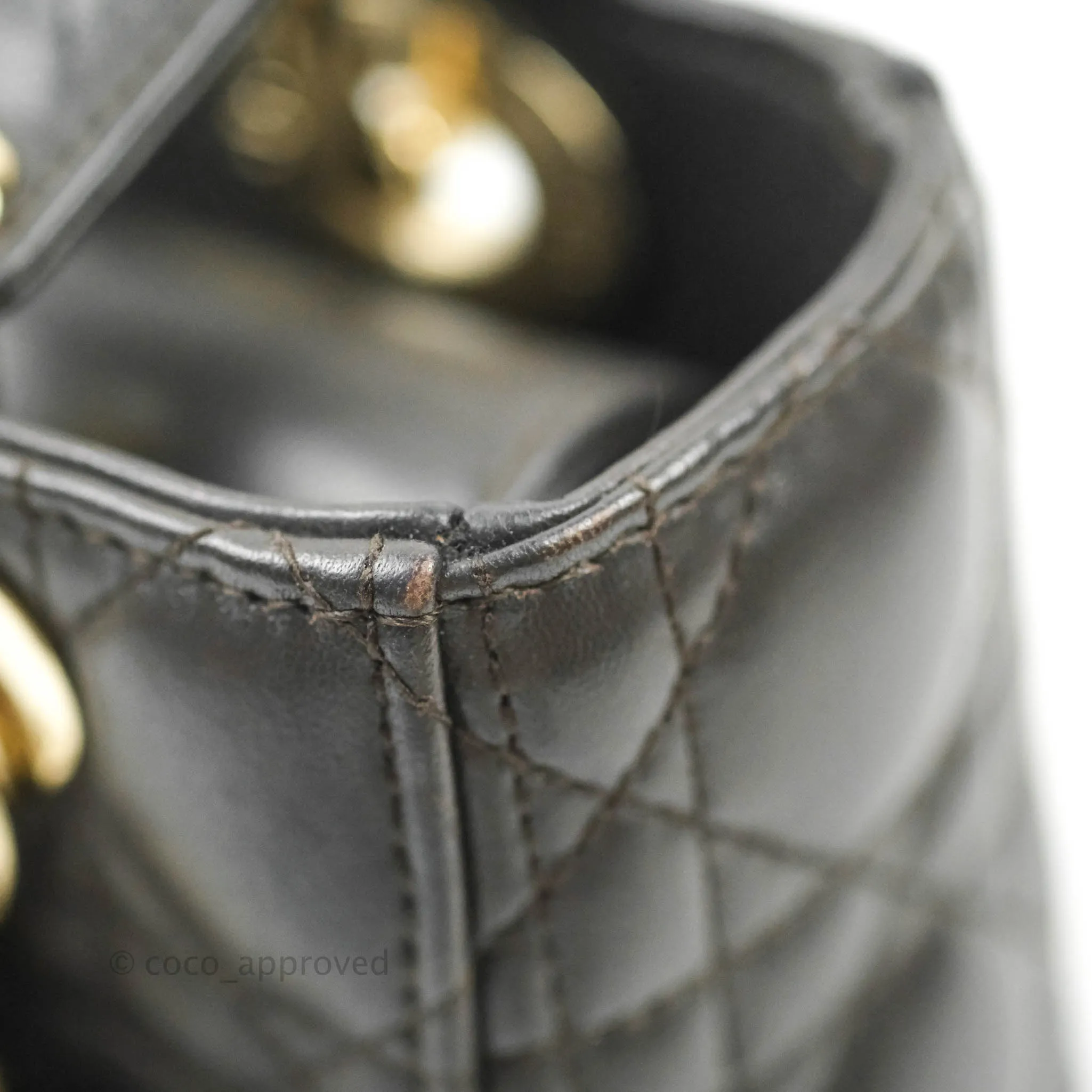 Christian Dior Lambskin My ABCDior Lady Dior Dark Grey Gold Hardware