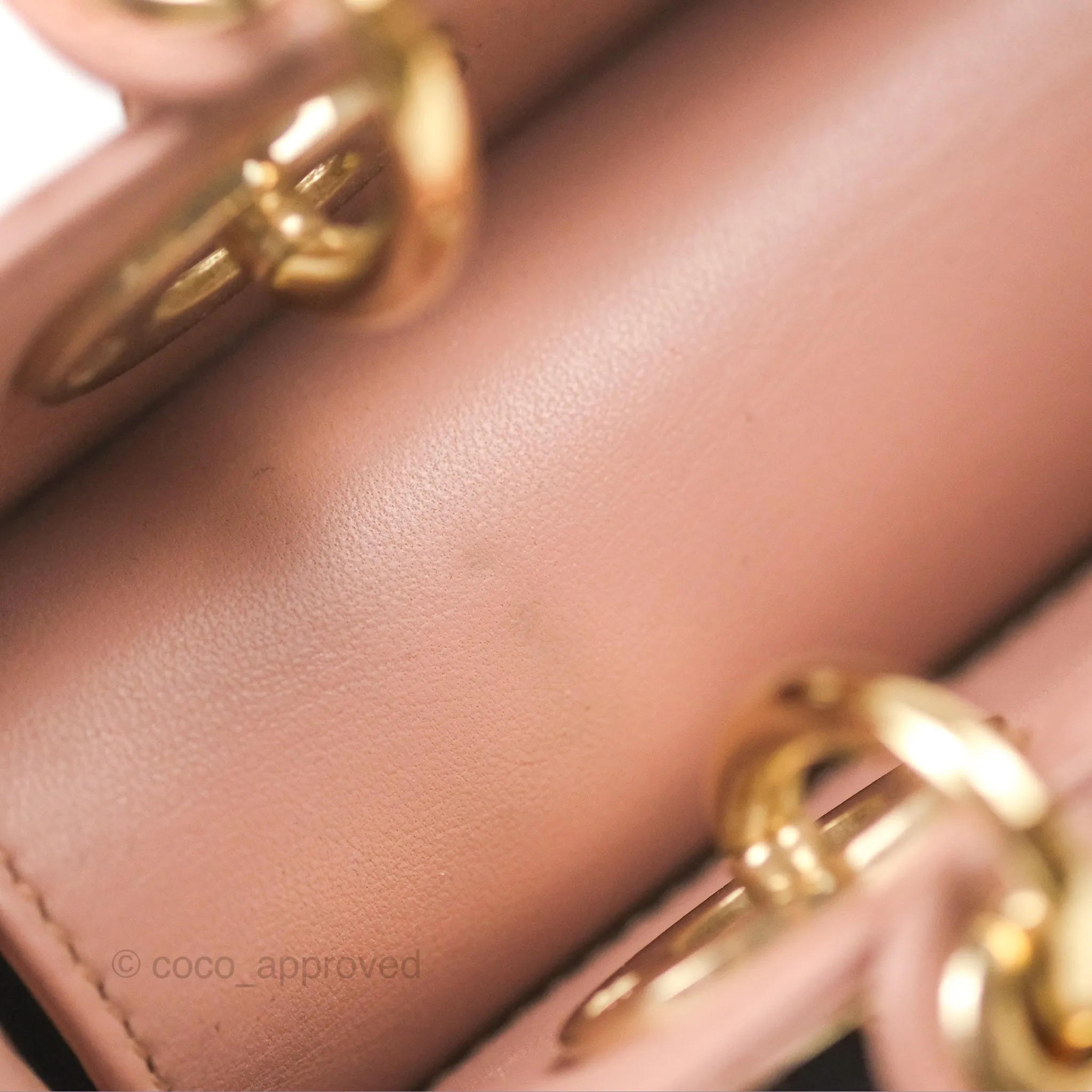Christian Dior Lambskin My ABCDior Lady Dior Fard Gold Hardware