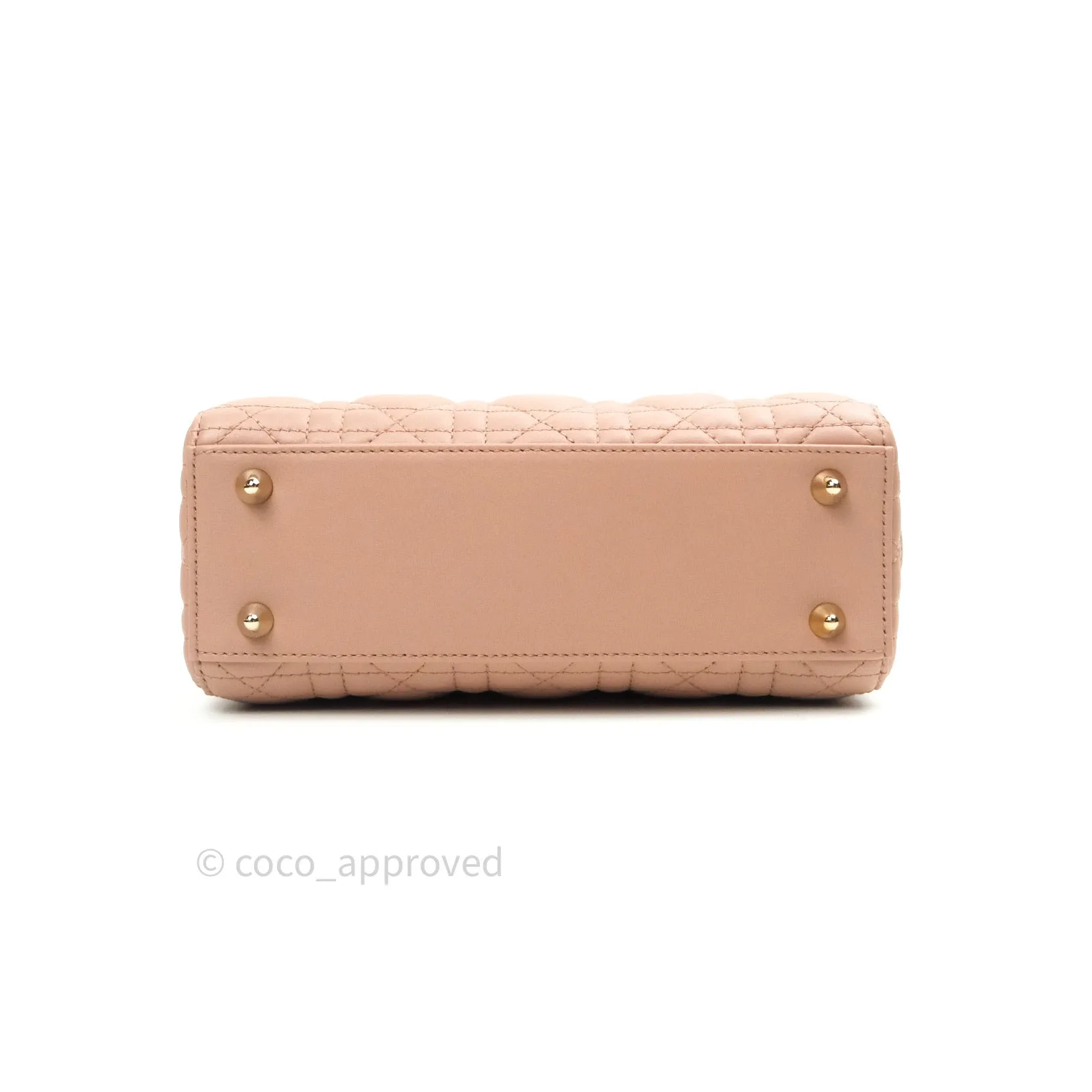 Christian Dior Lambskin My ABCDior Lady Dior Fard Gold Hardware