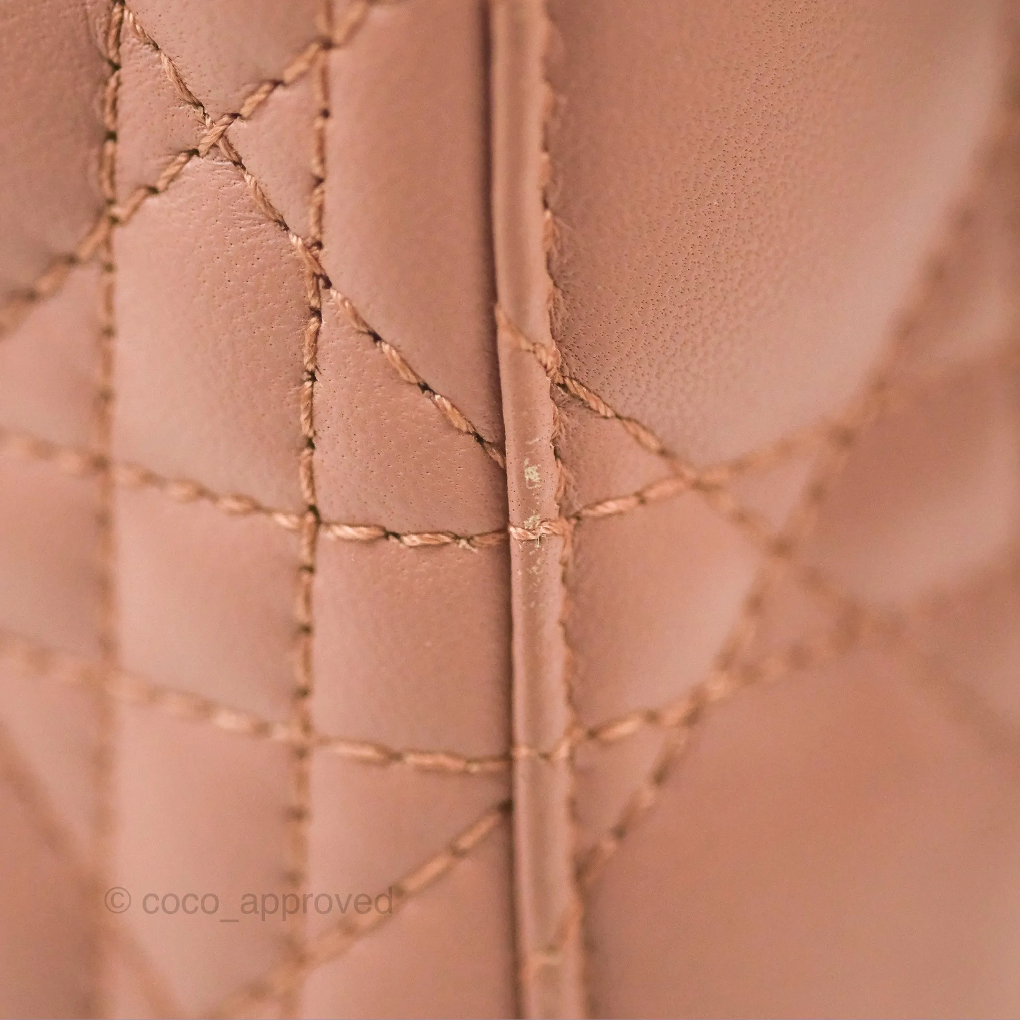 Christian Dior Lambskin My ABCDior Lady Dior Fard Gold Hardware